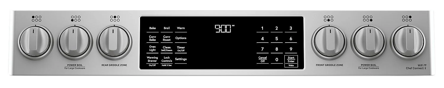 Café 30" Slide-In Dual-Fuel Double Oven Convection Range - CC2S950P2MS1 - Image 6