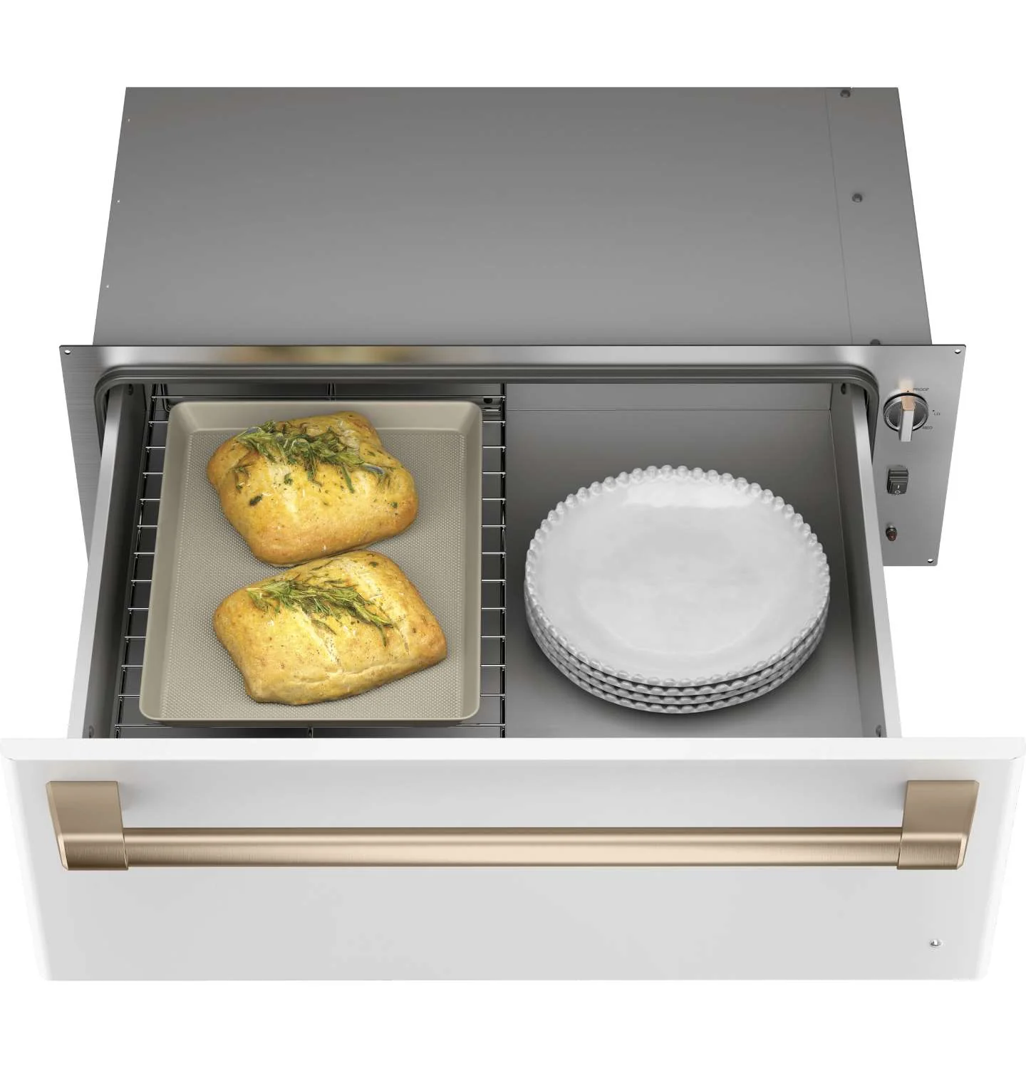 Café 30in Matte White Warming Drawer (1.9cu ft) - CTW900P4PW2 - Image 6