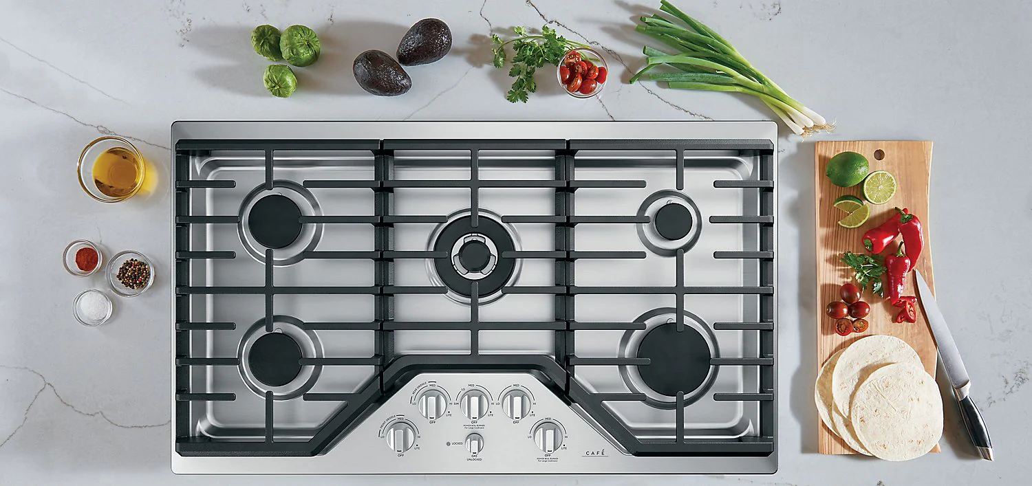 Café 36" Built-In 5-Burner Gas Cooktop - CGP95362MS1 - Image 3