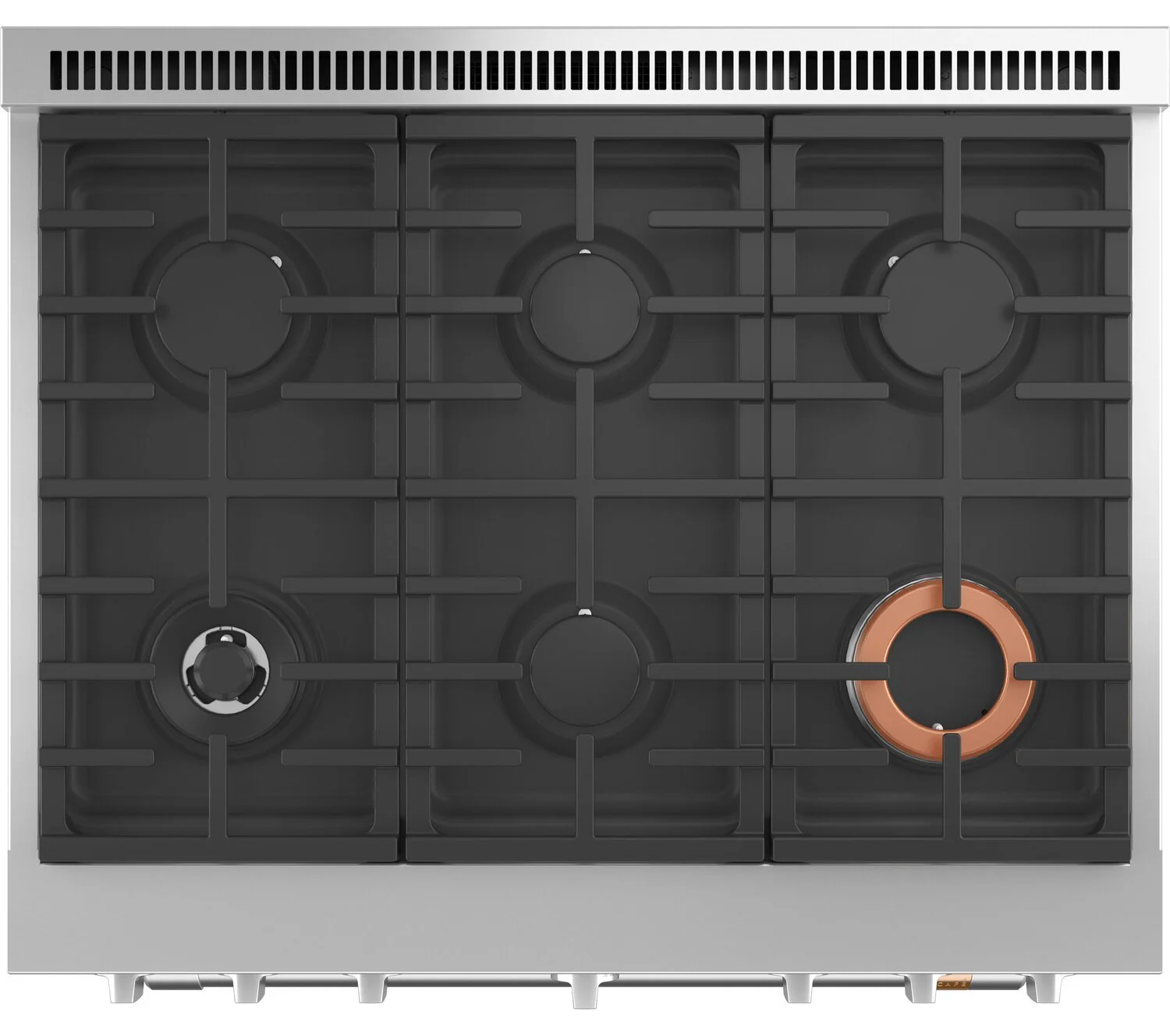 Café 5.75 Cu. Ft. Commercial-Style 6-Burner Dual Fuel Range - C2Y366P2TS1 - Image 4
