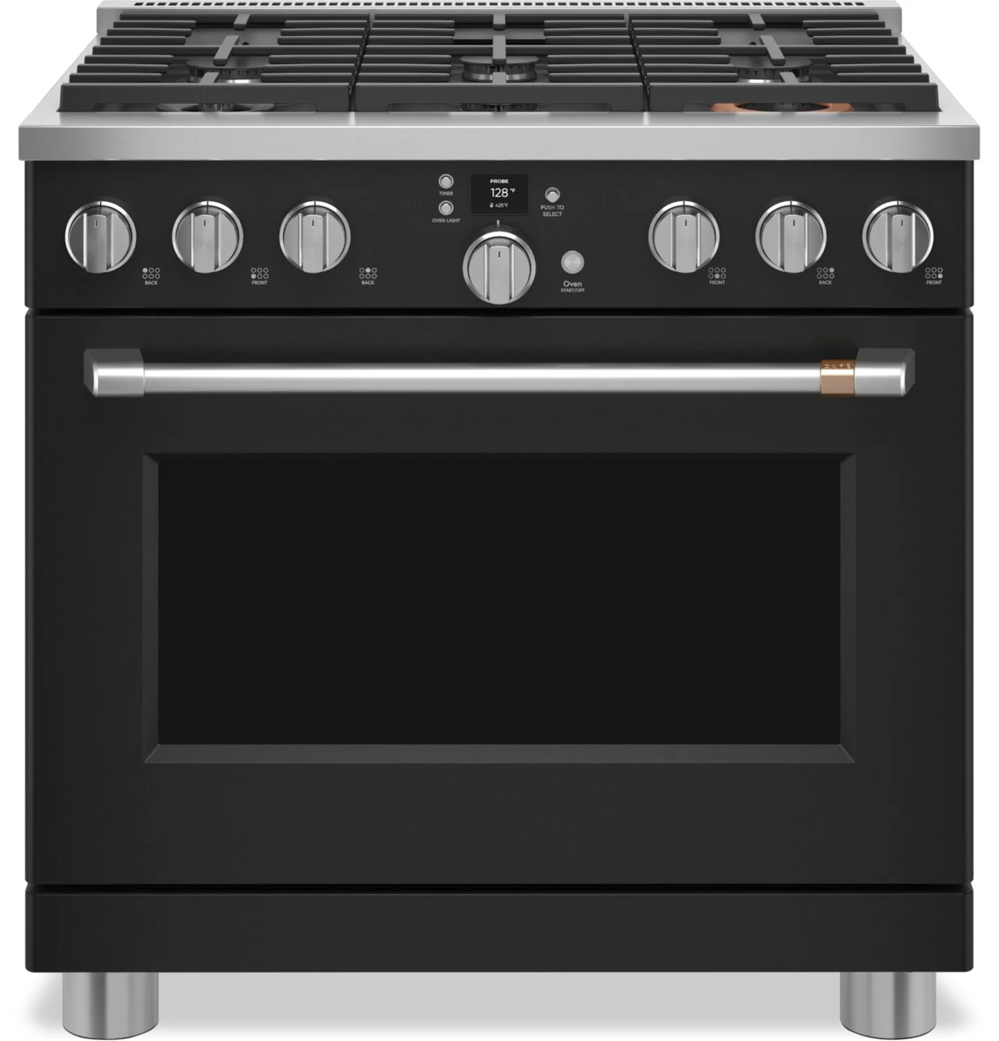 Café 5.75 Cu. Ft. Commercial-Style 6-Burner Dual Fuel Range - C2Y366P3TD1