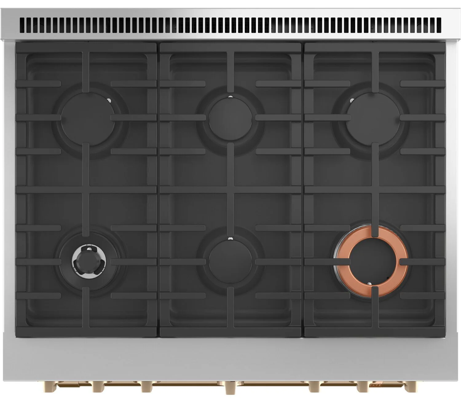 Café 5.75 Cu. Ft. Commercial-Style 6-Burner Dual Fuel Range - C2Y366P4TW2 - Image 4