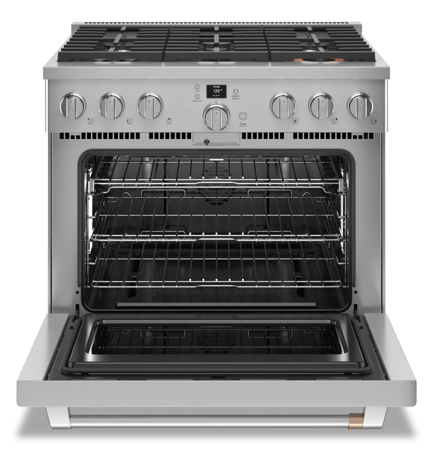 Café 6.2 Cu. Ft. Smart Commercial-Style 6-Burner Gas Range - CGY366P2TS1 - Image 2