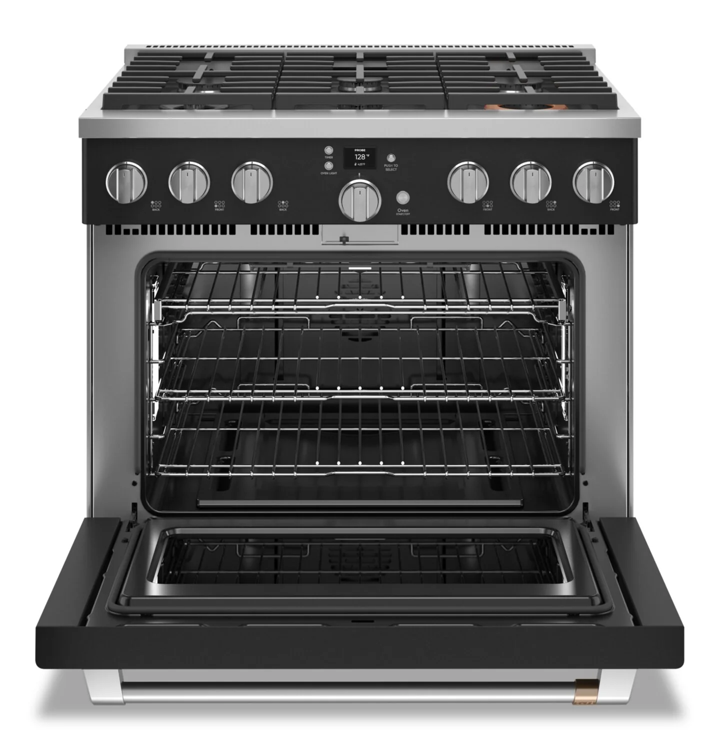 Café 6.2 Cu. Ft. Smart Commercial-Style 6-Burner Gas Range - CGY366P3TD1 - Image 2
