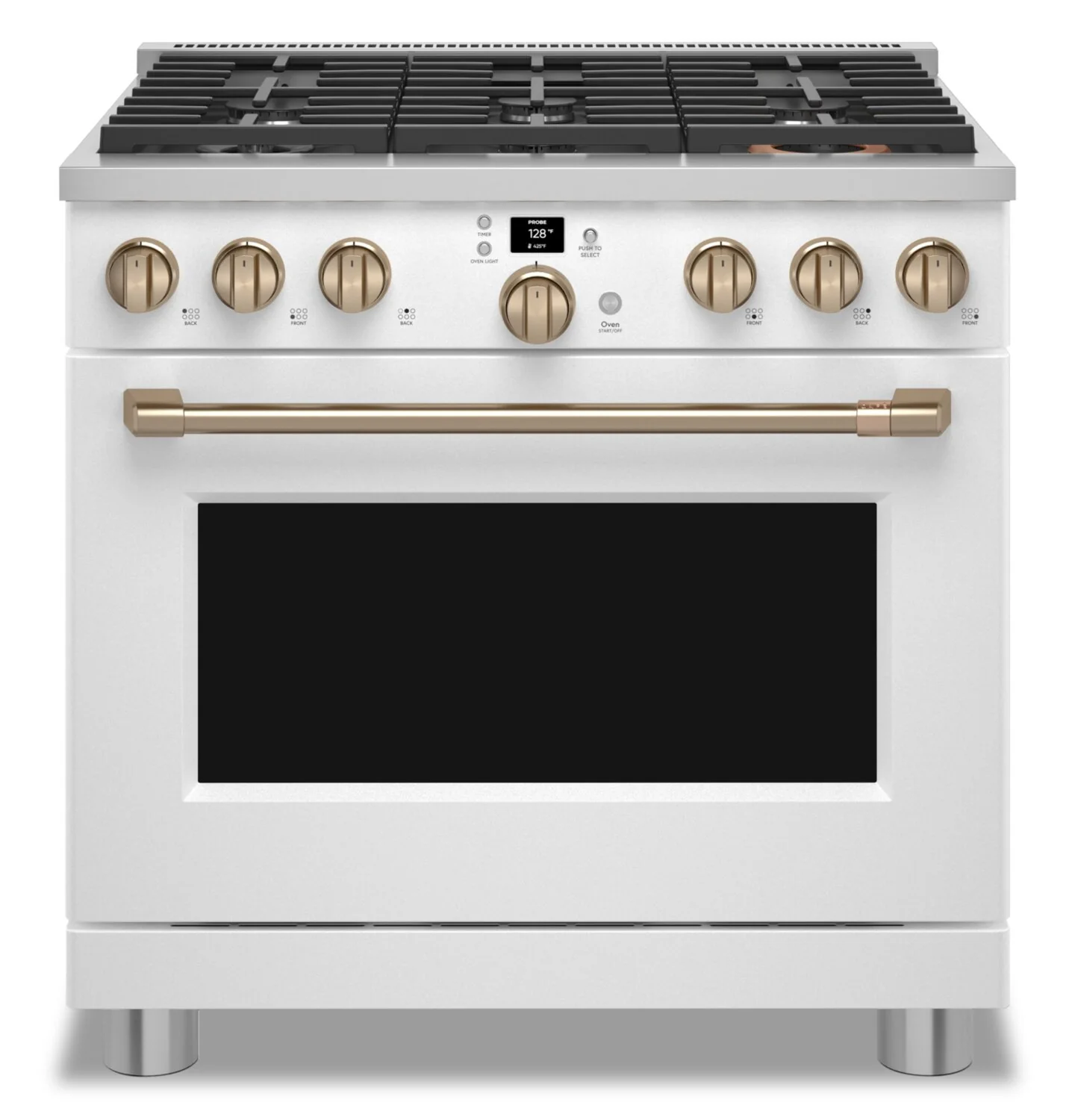 Café 6.2 Cu. Ft. Smart Commercial-Style 6-Burner Gas Range - CGY366P4TW2
