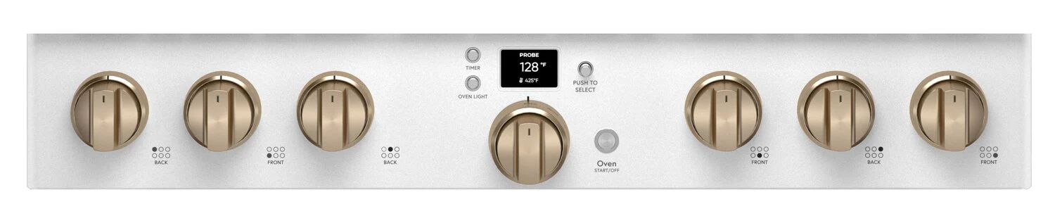 Café 6.2 Cu. Ft. Smart Commercial-Style 6-Burner Gas Range - CGY366P4TW2 - Image 3