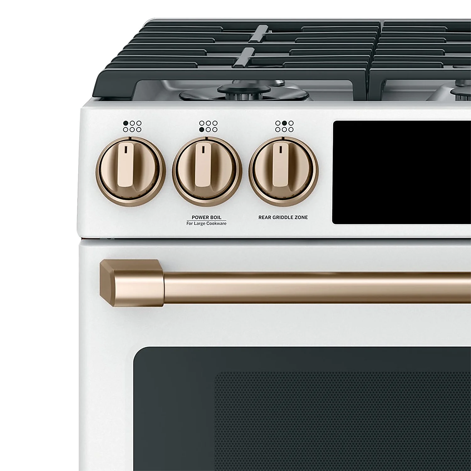 Café Gas Range Brushed Bronze Knobs and Handles Set - CXFCGHKPMBZ - Image 2