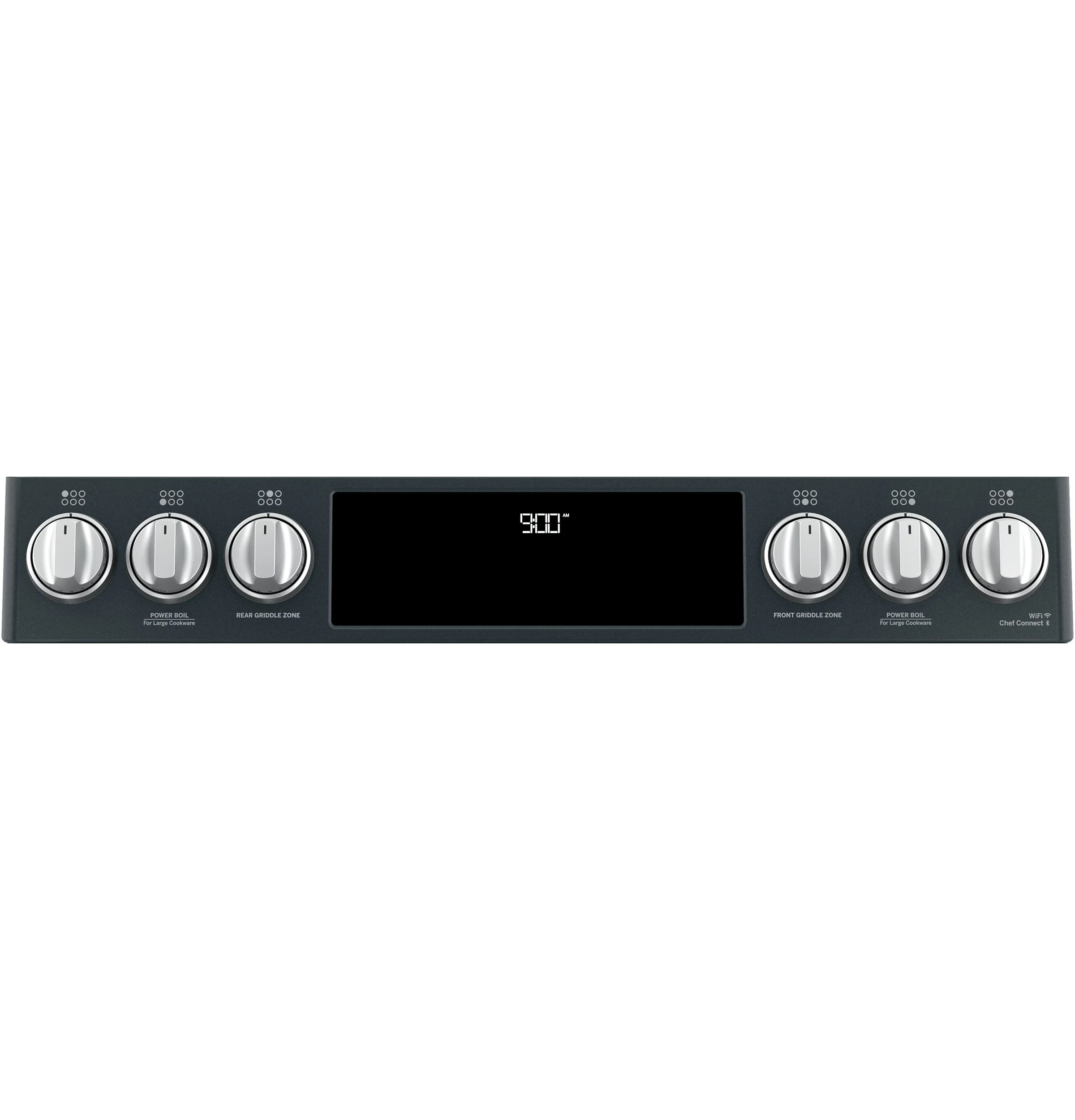 Café™ Matte Black 30" Slide-In Front Control Dual-Fuel Convection Range with Warming Drawer (5.7 CU.Ft) - CC2S900P3MD1 - Image 4