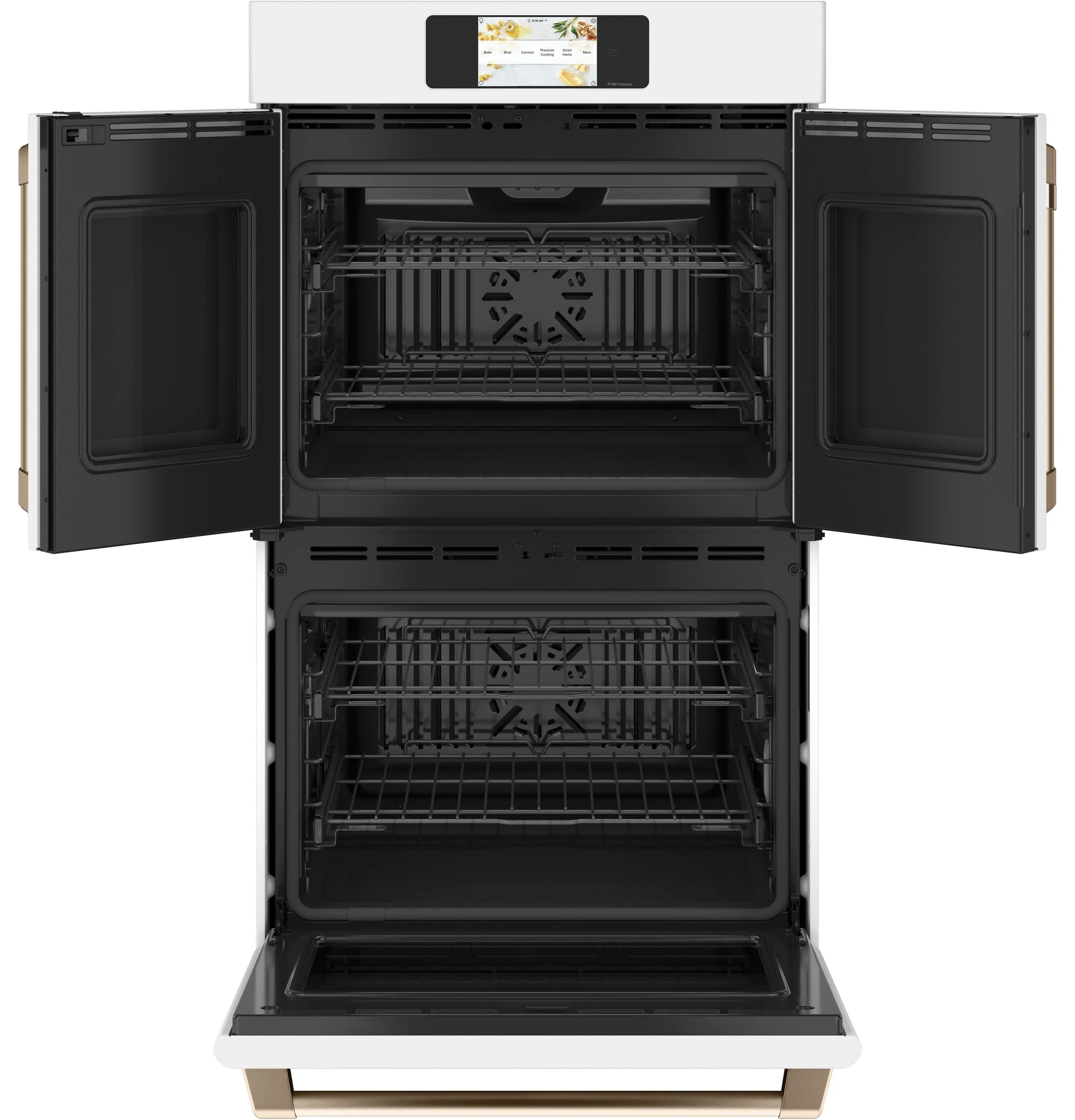 Café Matte White 30" Built-In French-Door Double Convection Wall Oven (10.0 Cu.Ft) - CTD90FP4NW2 - Image 2