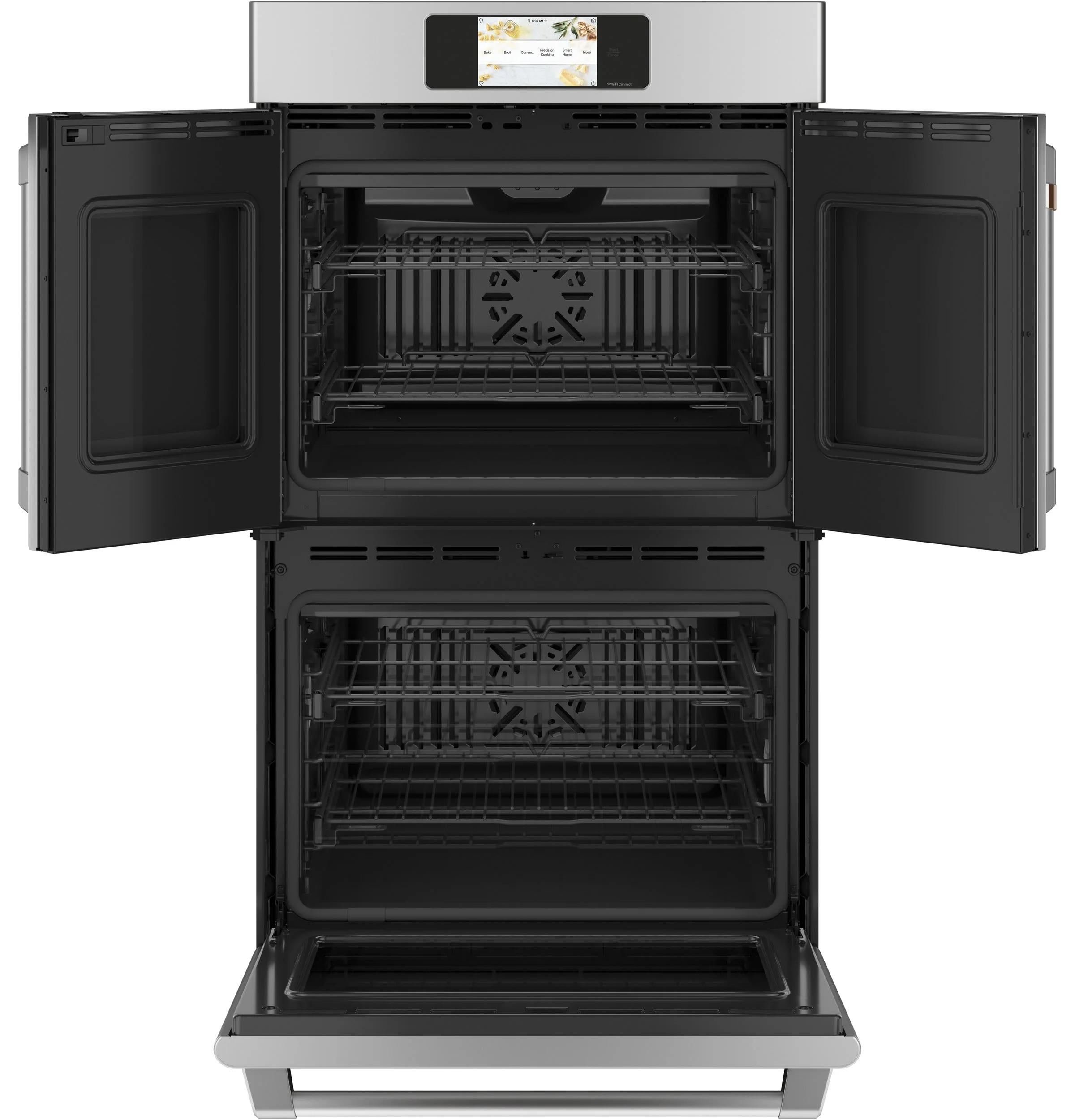 Café Stainless Steel 30" Built-In French-Door Double Convection Wall Oven (10.0 Cu.Ft) - CTD90FP2NS1 - Image 2