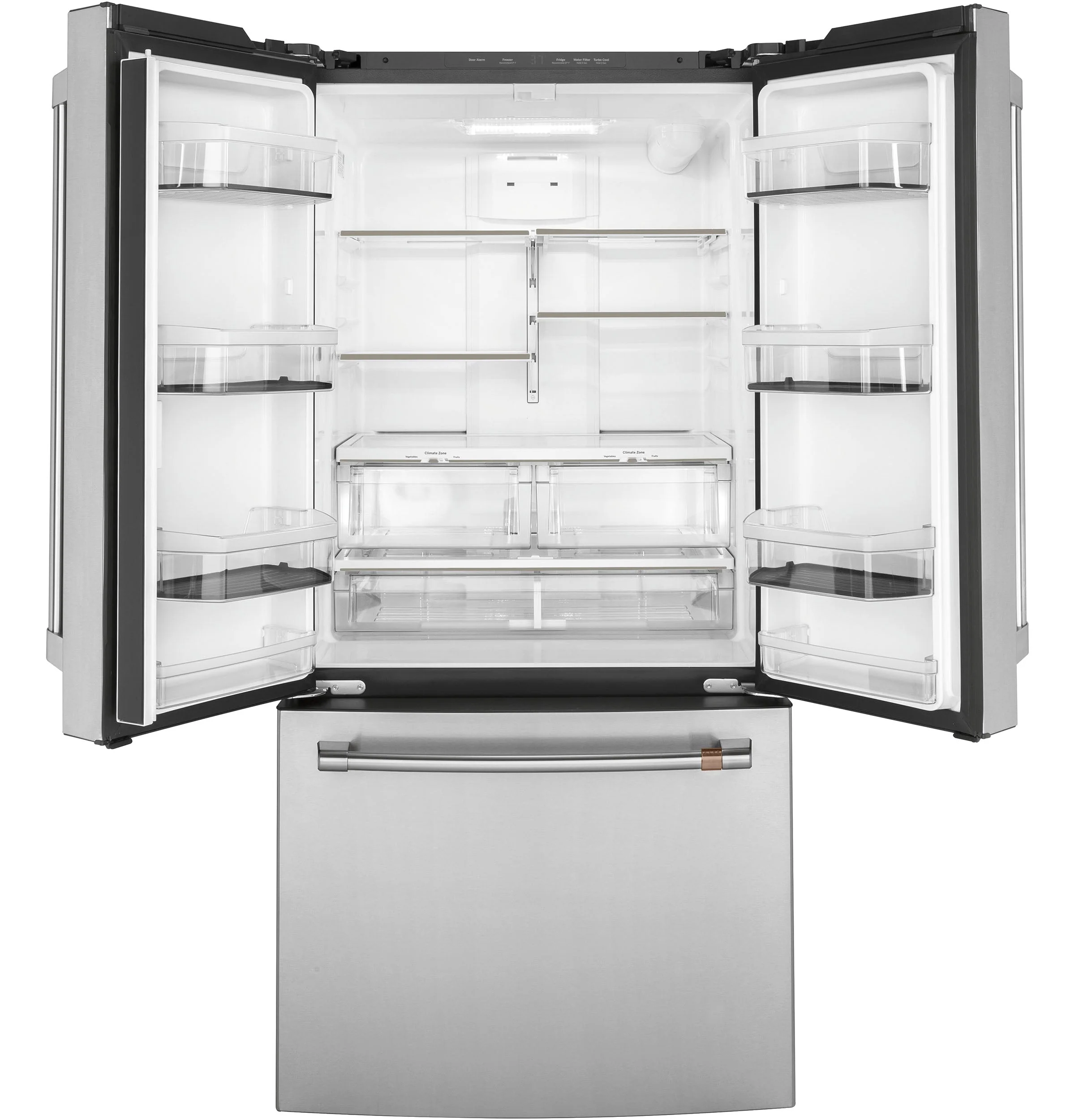 Café Stainless Steel 33" Counter-Depth French-Door Refrigerator (18.6 Cu. Ft.) - CWE19SP2NS1 - Image 2