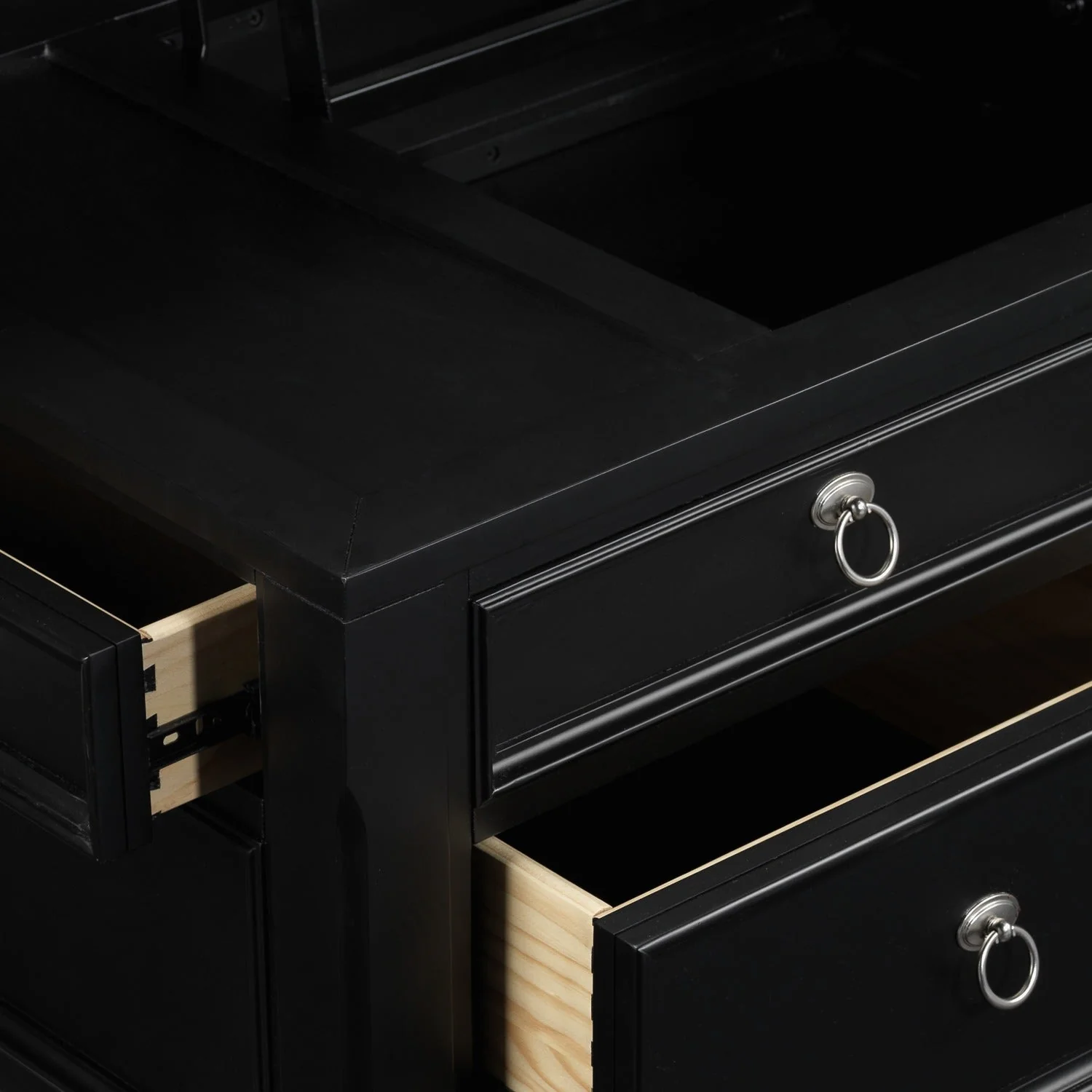 Caserta Lift-Top Coffee Table - Black - Image 9