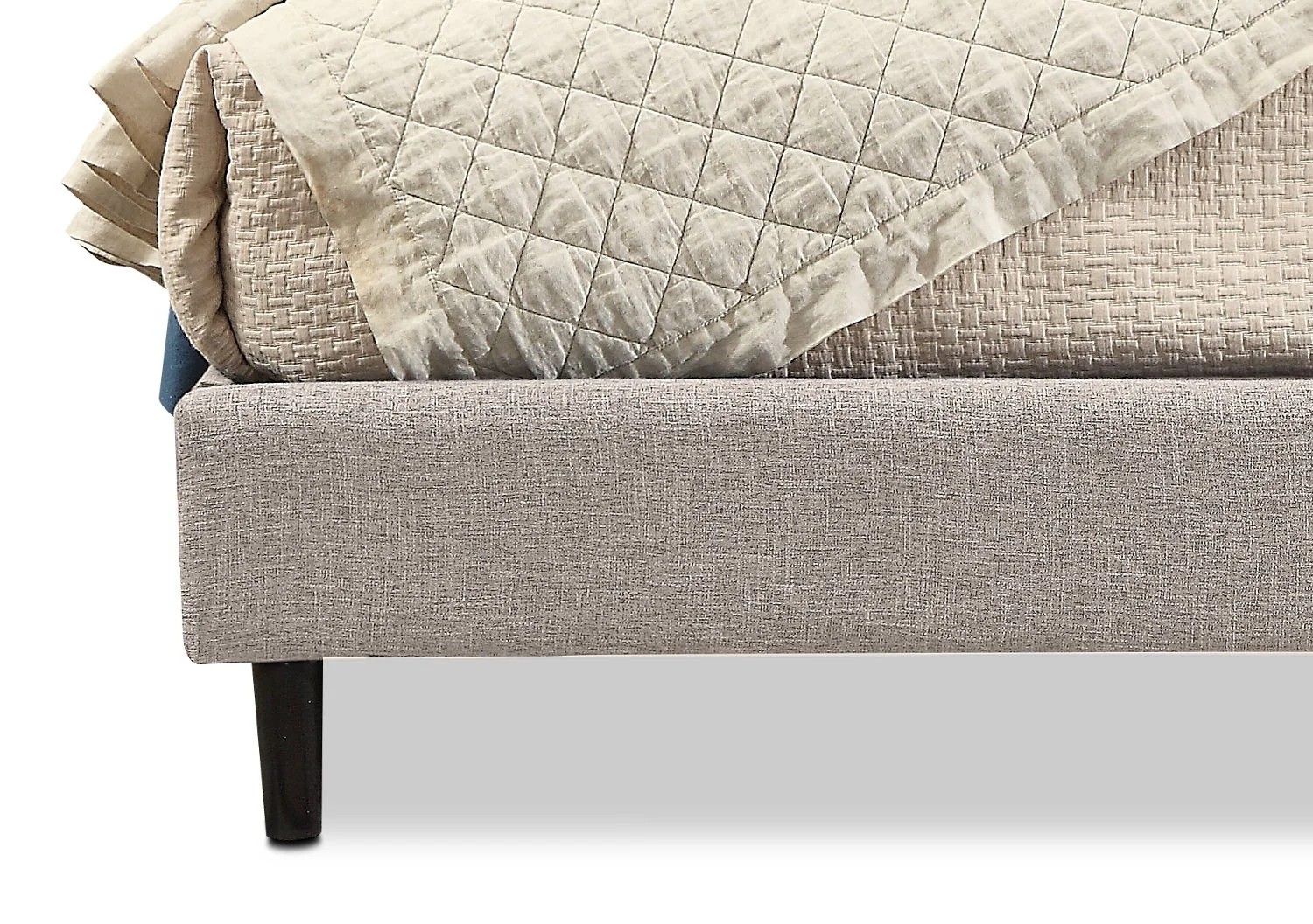Caterina Platform Queen Bed - Taupe - Image 7