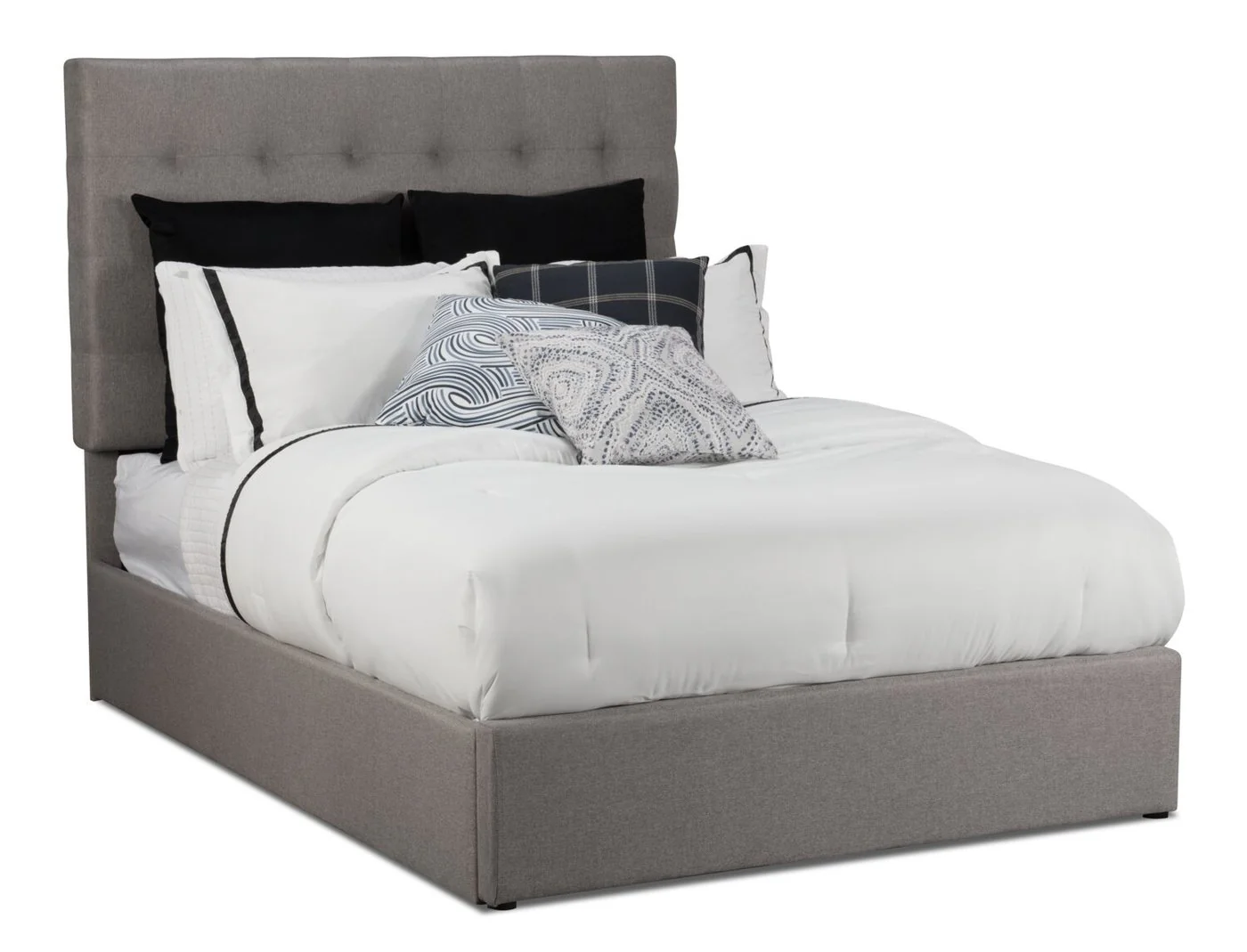 Clementina Storage Full Bed - Taupe - Image 3