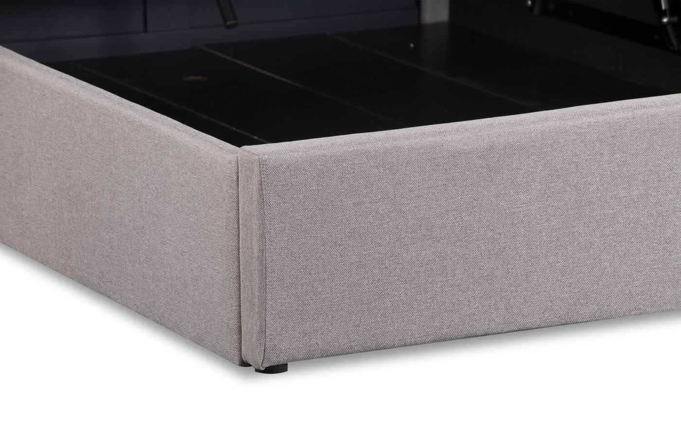 Clementina Storage Full Bed - Taupe - Image 6