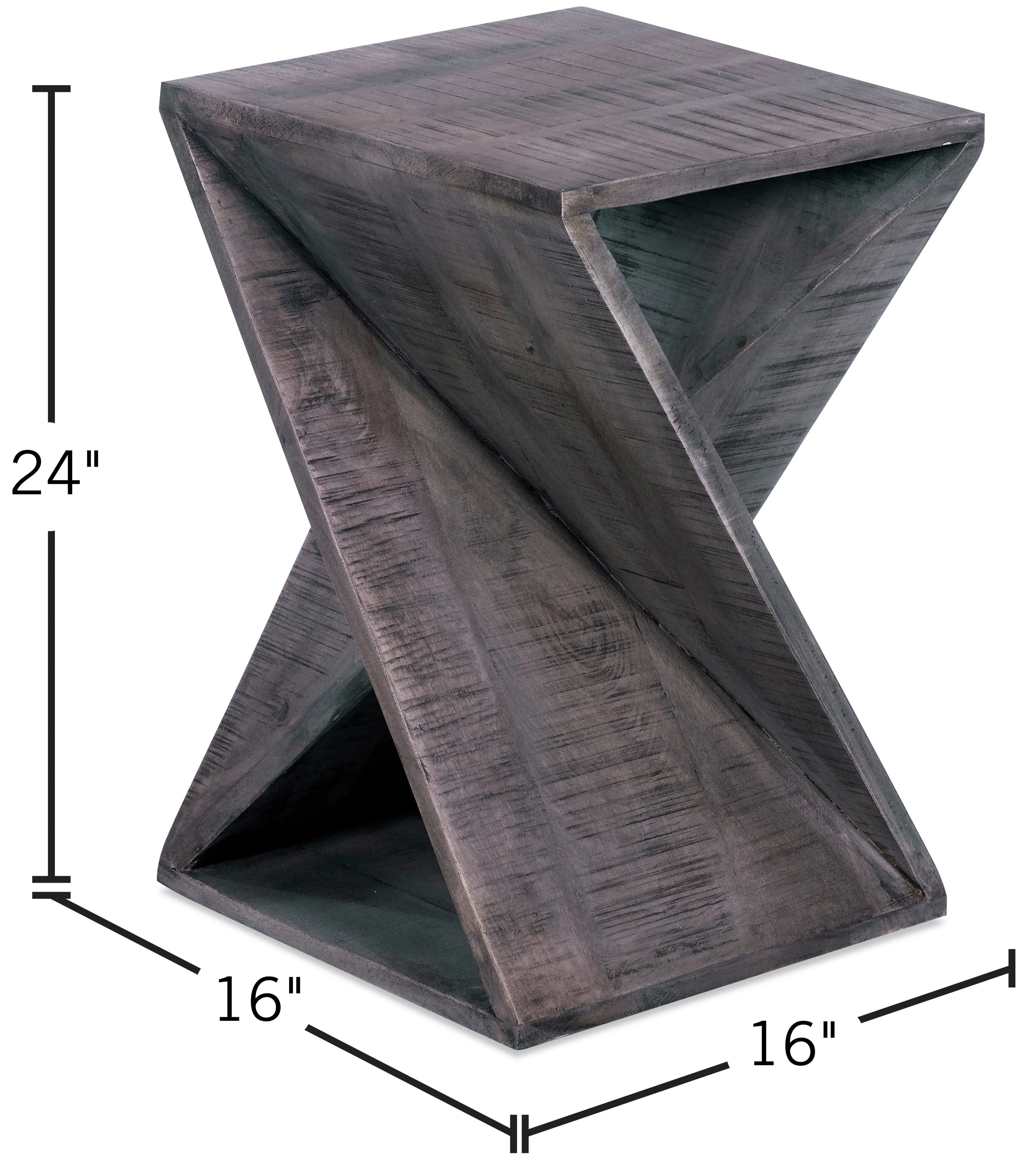 Cline Side Table - Grey - Image 6