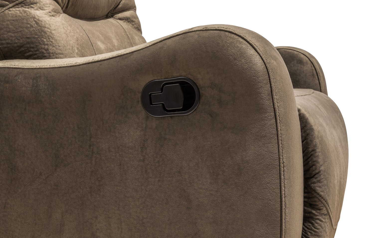Coleraine Polyester Recliner - Chocolate - Image 4
