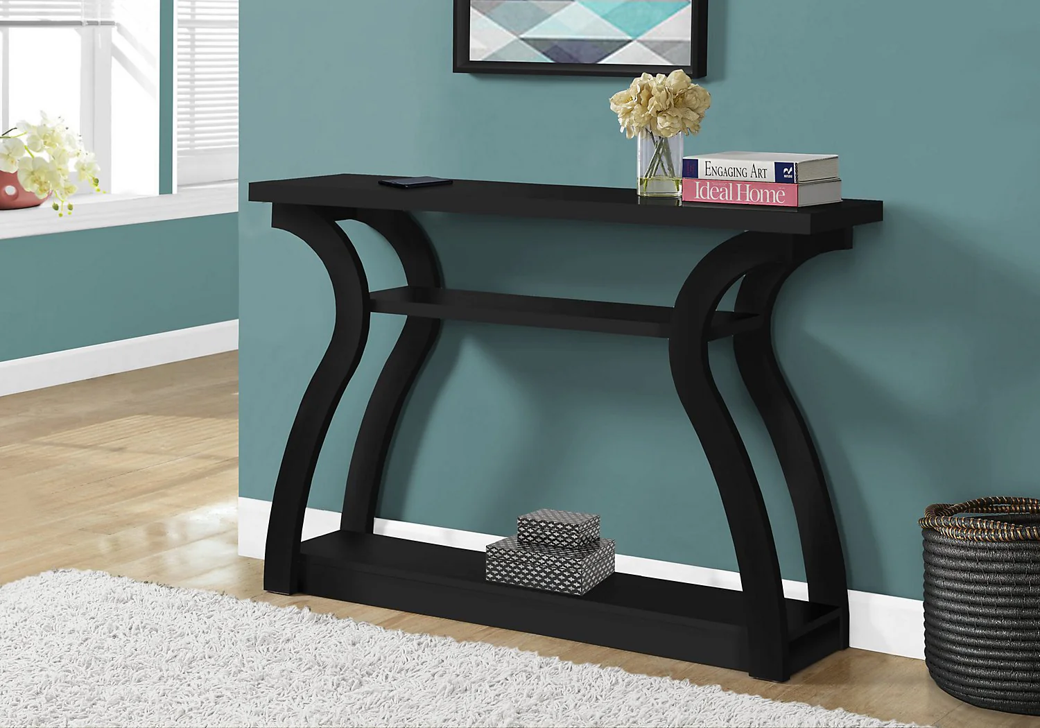 Como Sofa Table - Black - Image 2