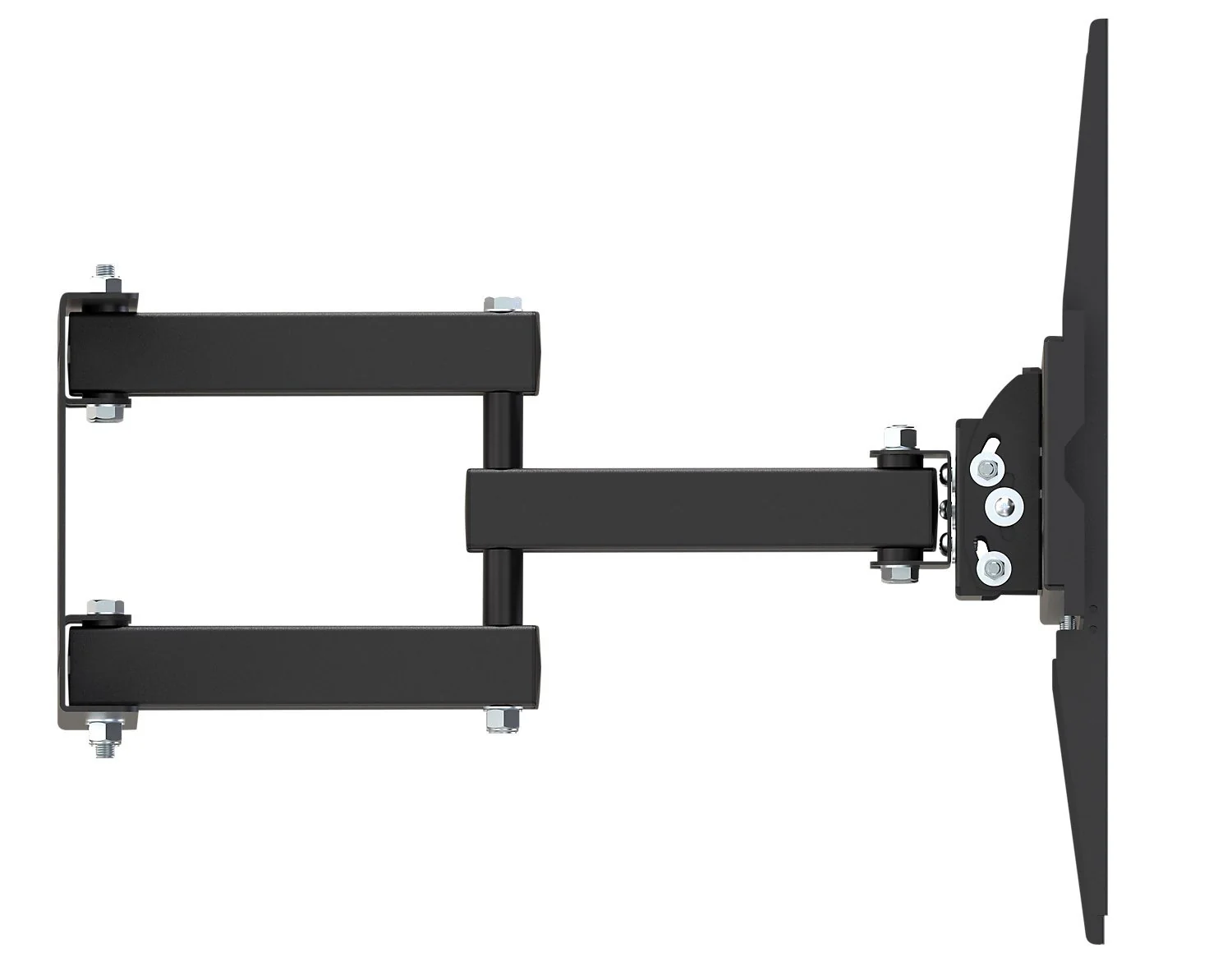 CorLiving Adjustable 40" - 80"  Full Motion Flat Panel TV Wall Mount - Black - Image 4
