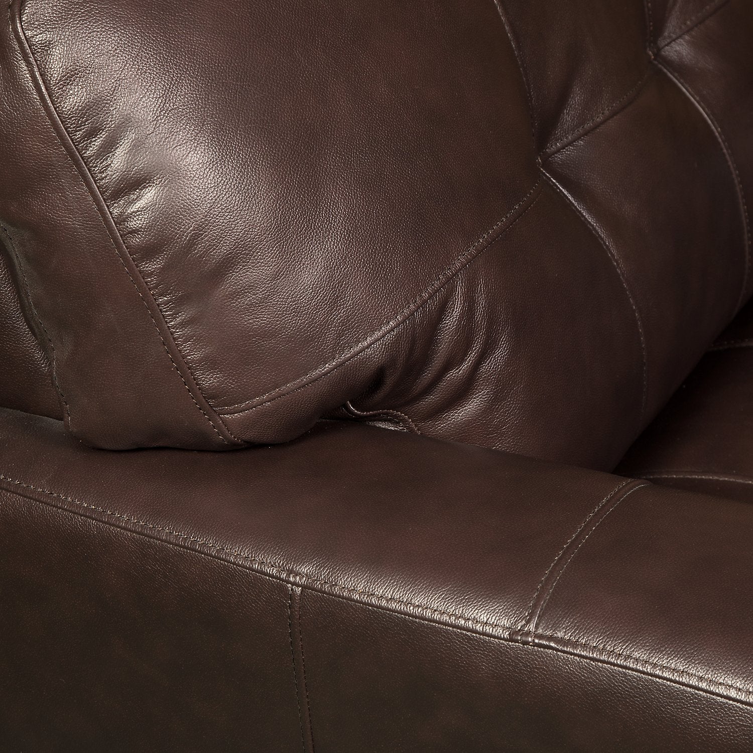 Cousteau Genuine Leather Chair - Brown - Image 4