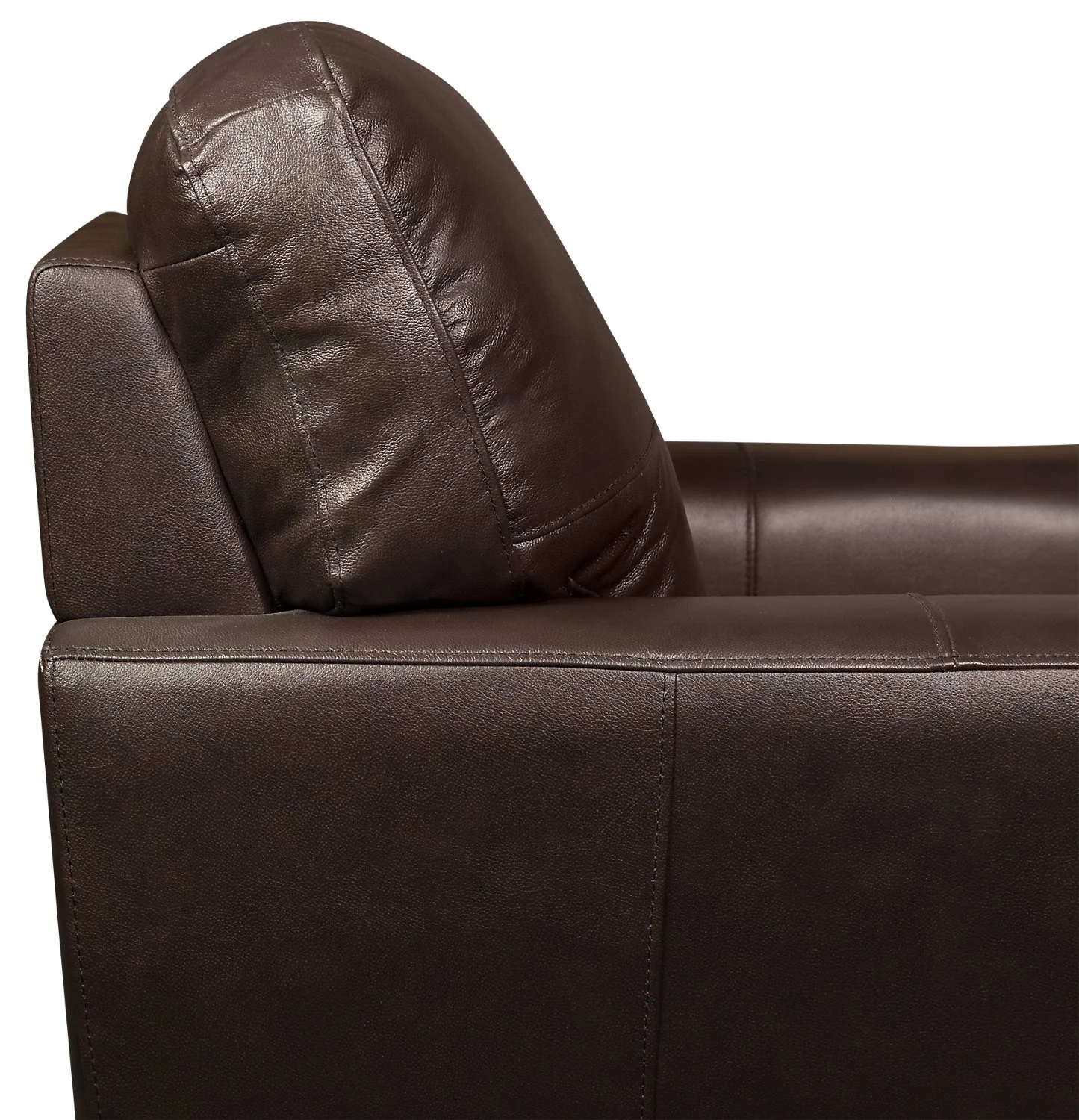 Cousteau Genuine Leather Chair - Brown - Image 7