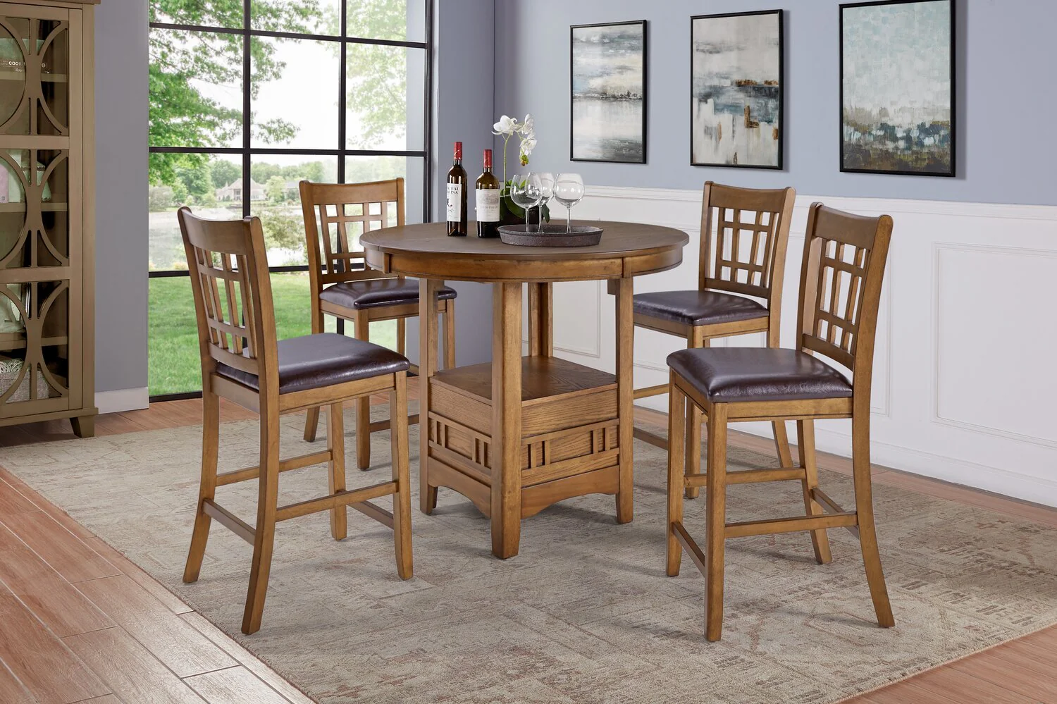Coventry Counter-Height Dining Chair - Walnut - Image 8