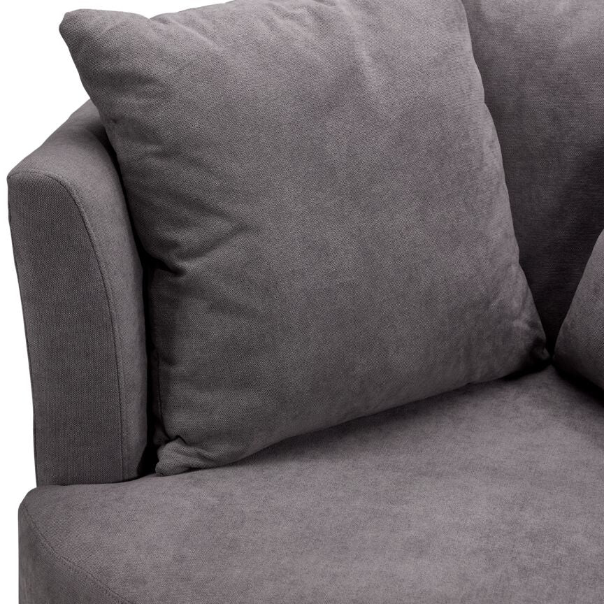Cuddles Accent Chair - Grey - Image 3