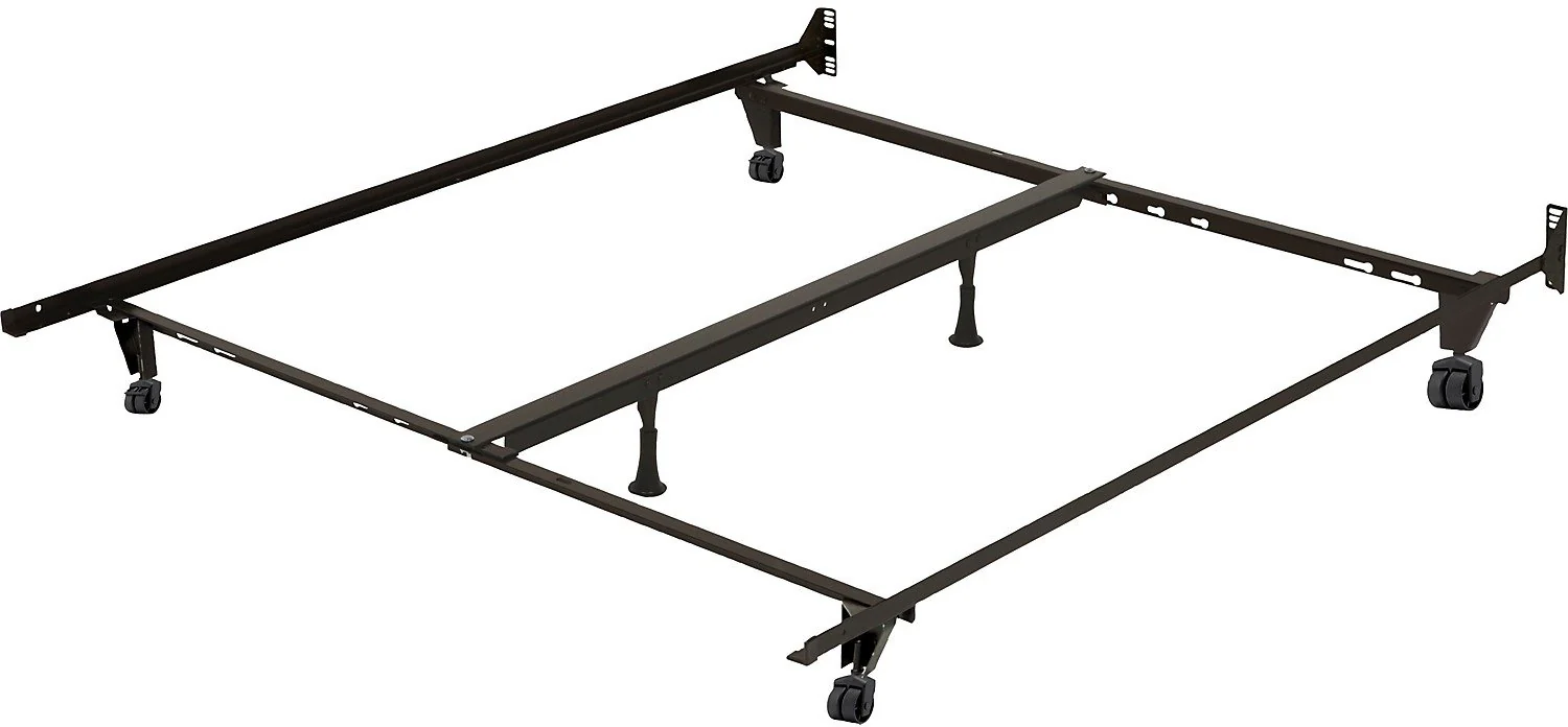 Deluxe Full/Queen/King Metal Bedframe with Castor Wheels