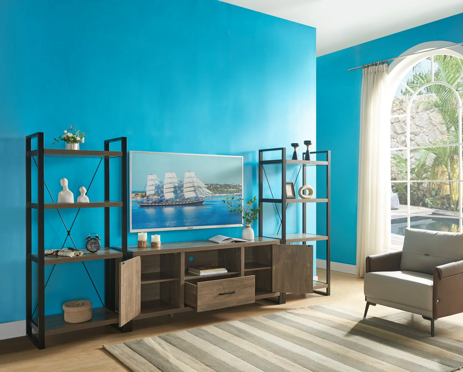 Doan 3-Piece Entertainment Centre with 64" TV Opening - Image 6