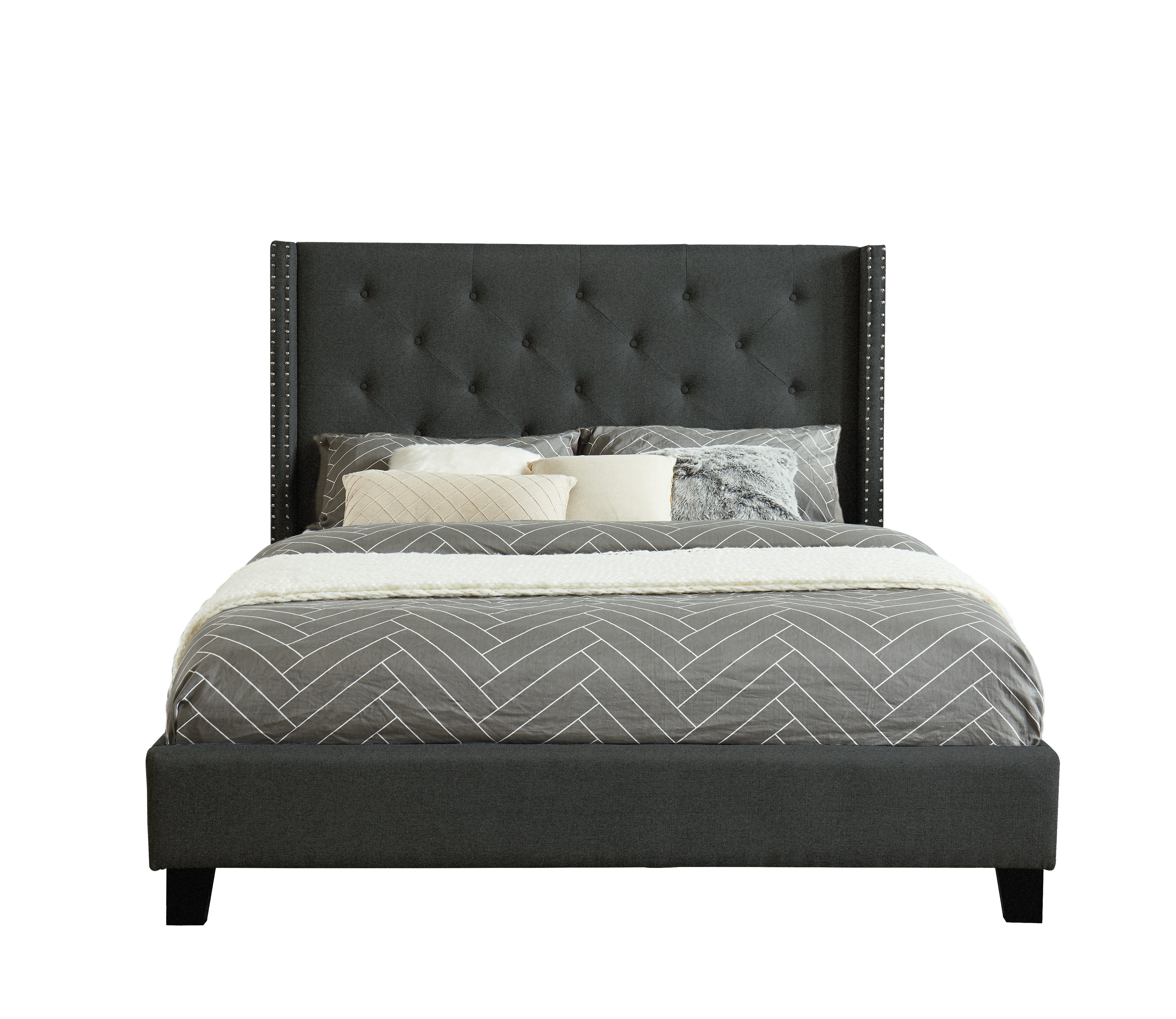 Dorsey Full Bed - Dark Grey - Image 3
