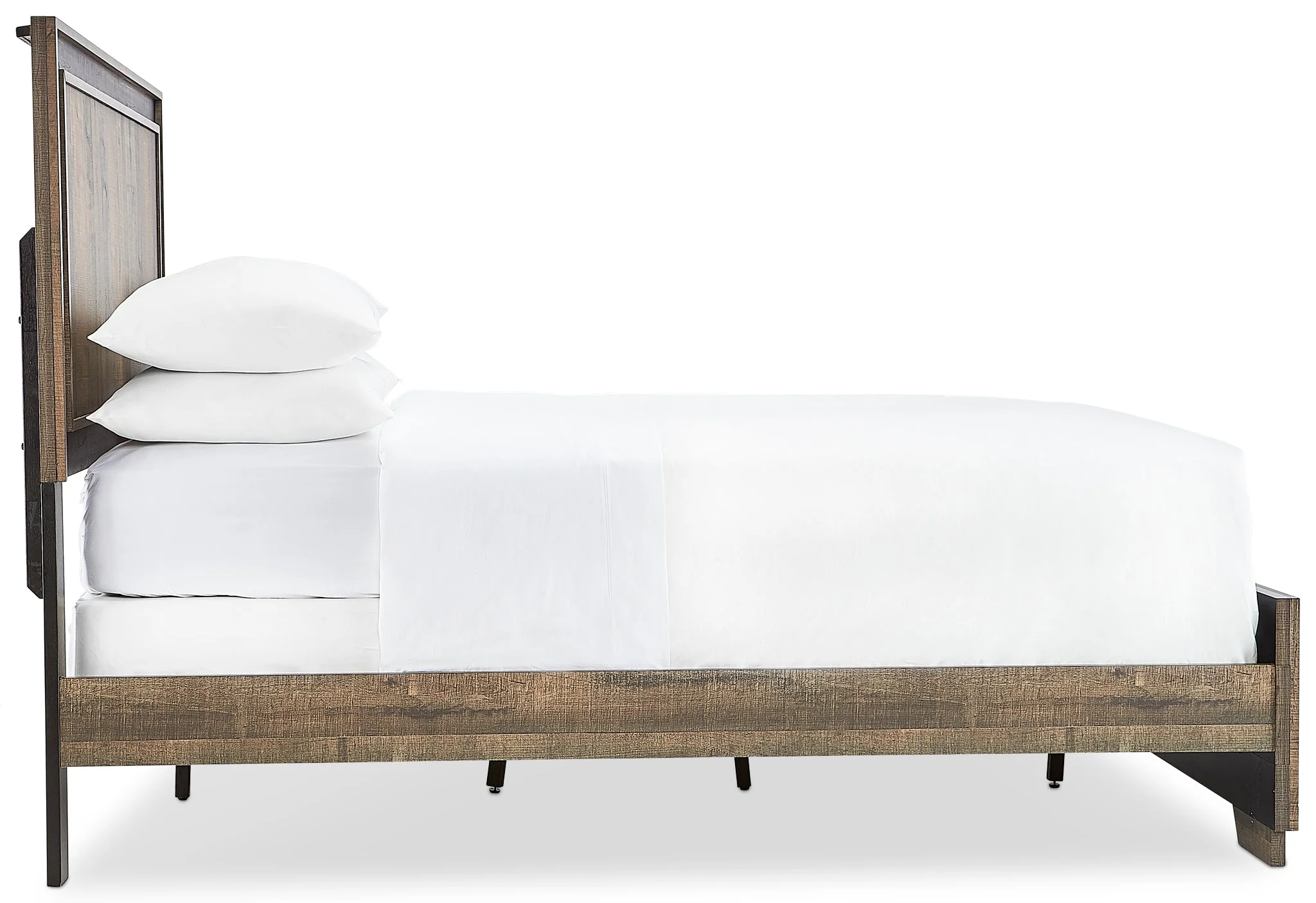 Dunbar King Bed - Weathered Brown - Image 4