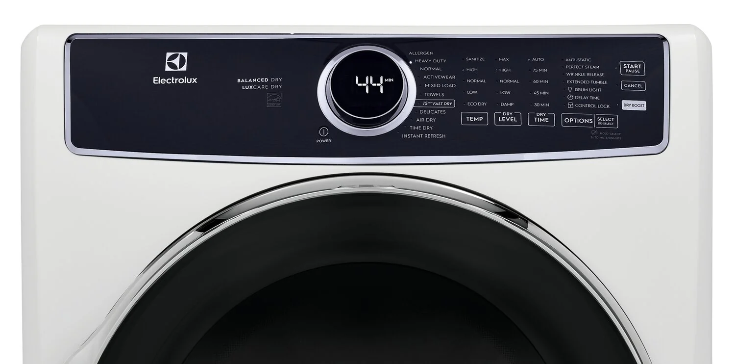 Electrolux 5.2 Cu. Ft. Front-Load Washer and 8 Cu. Ft. Electric Dryer - White - Image 8