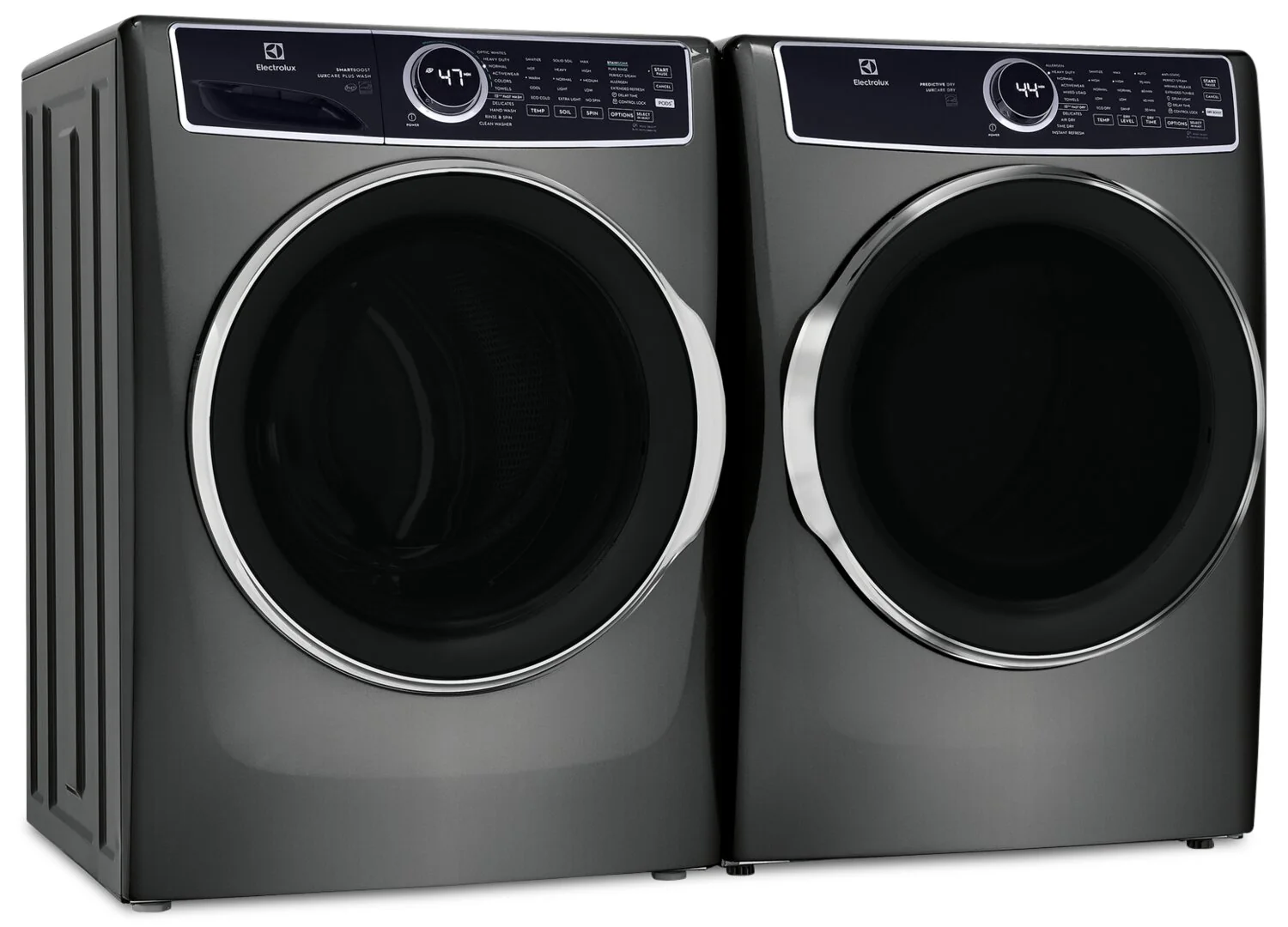 Electrolux 5.2 Cu. Ft. Front-Load Washer and 8 Cu. Ft. Gas Dryer - Titanium - Image 2