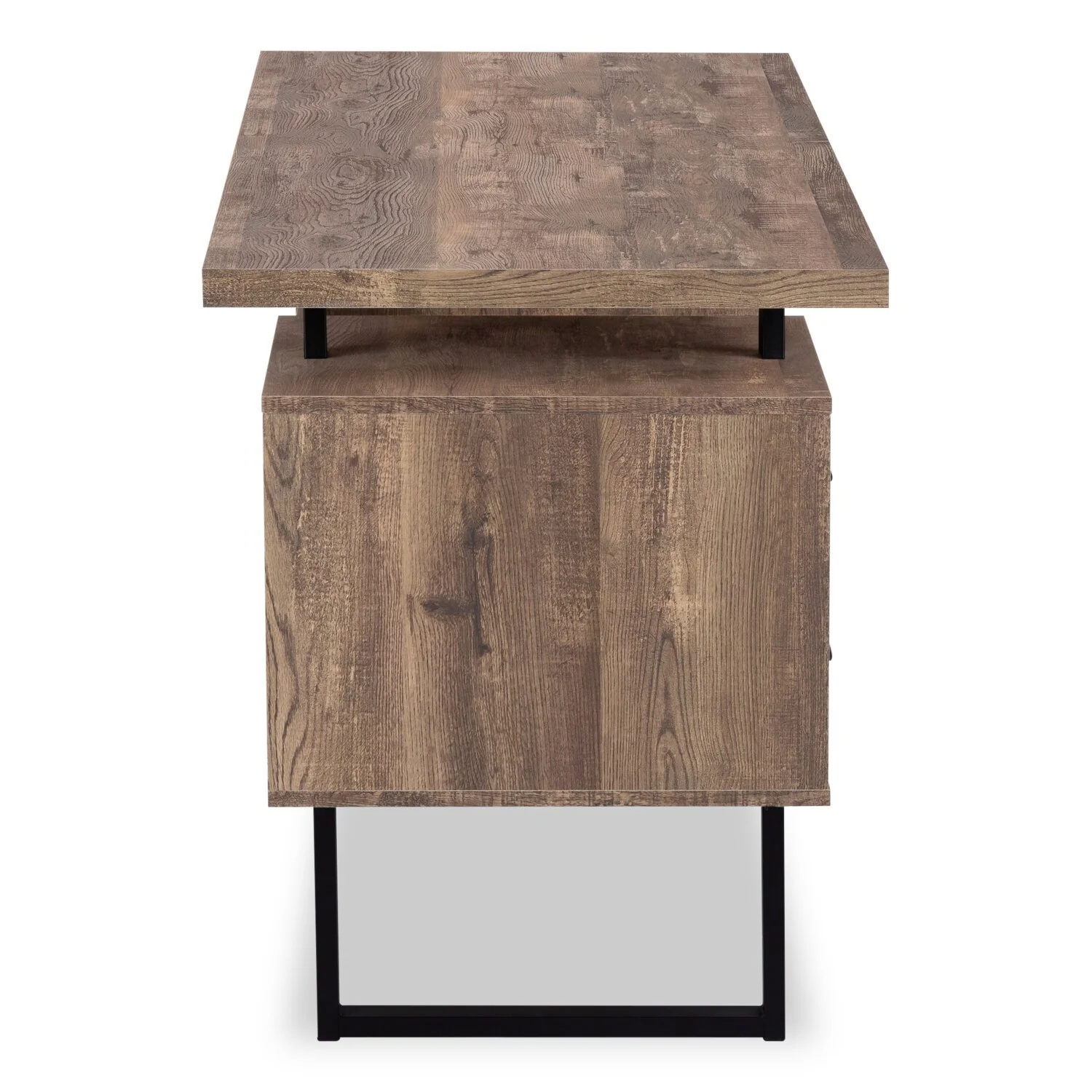 Elley Reversible Desk - Brown - Image 5