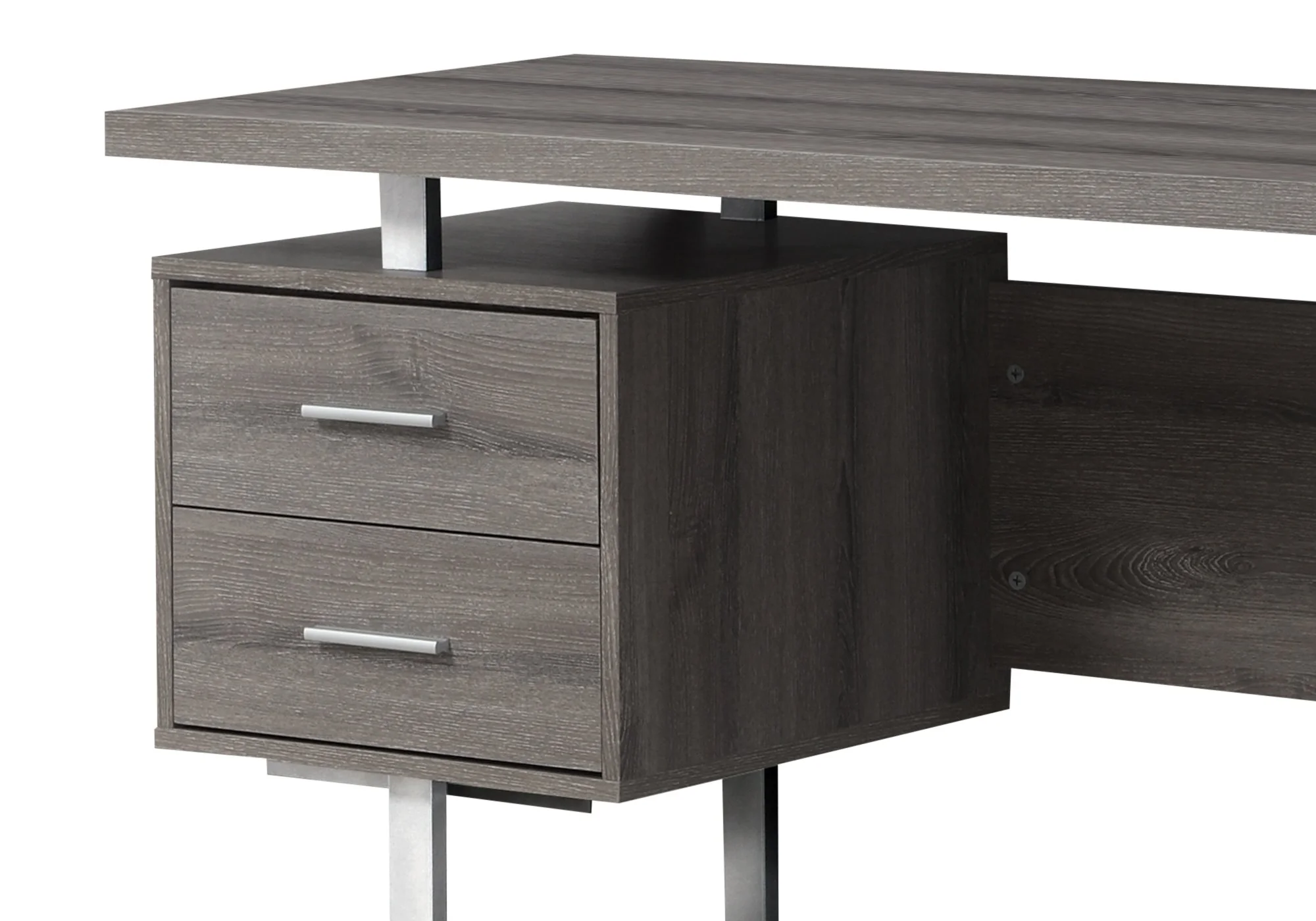Elley Reversible Desk - Dark Grey - Image 2