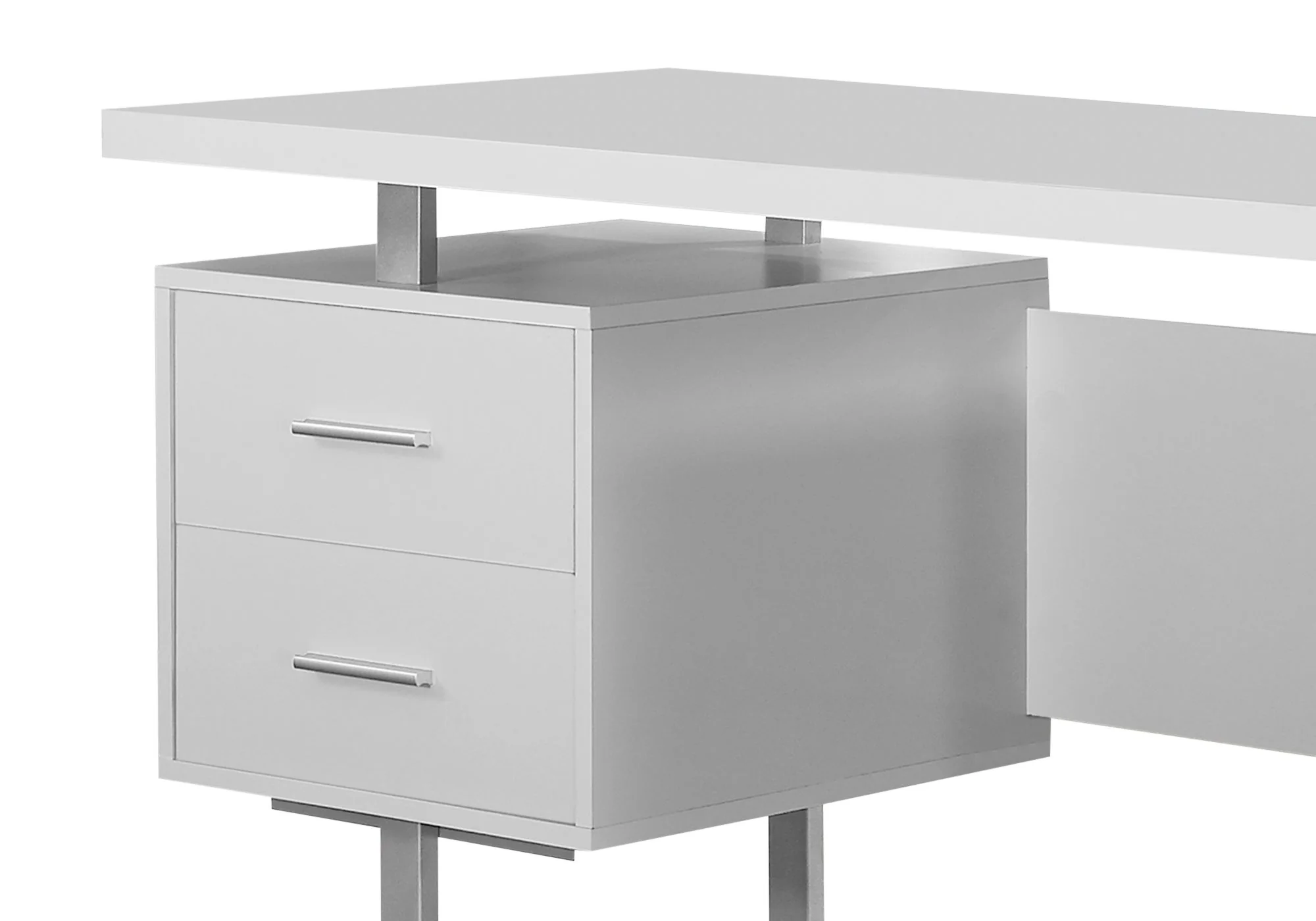Elley Reversible Desk - White - Image 2