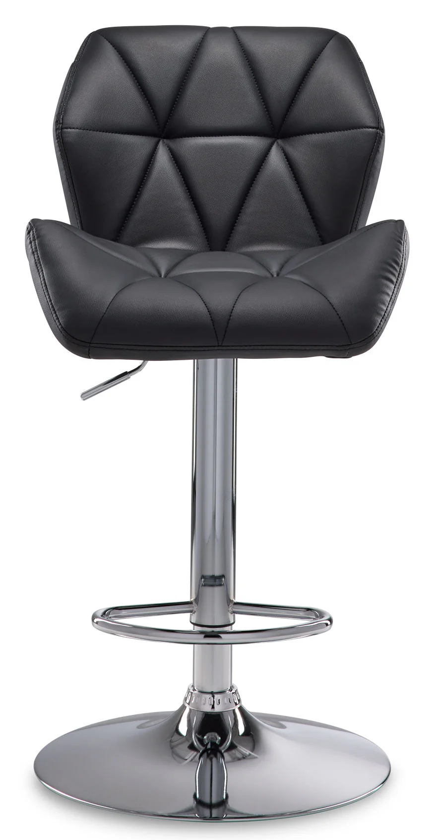 Esme Bar-Height Stool - Black/Chrome - Image 2