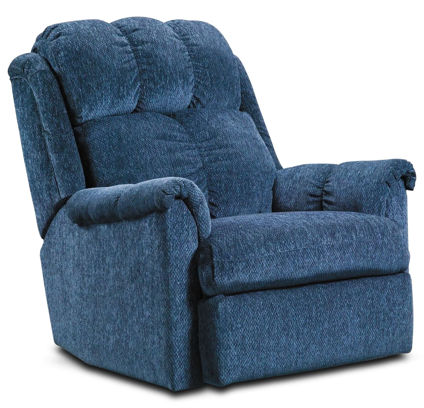 Fairford Chenille Power Recliner - Blue