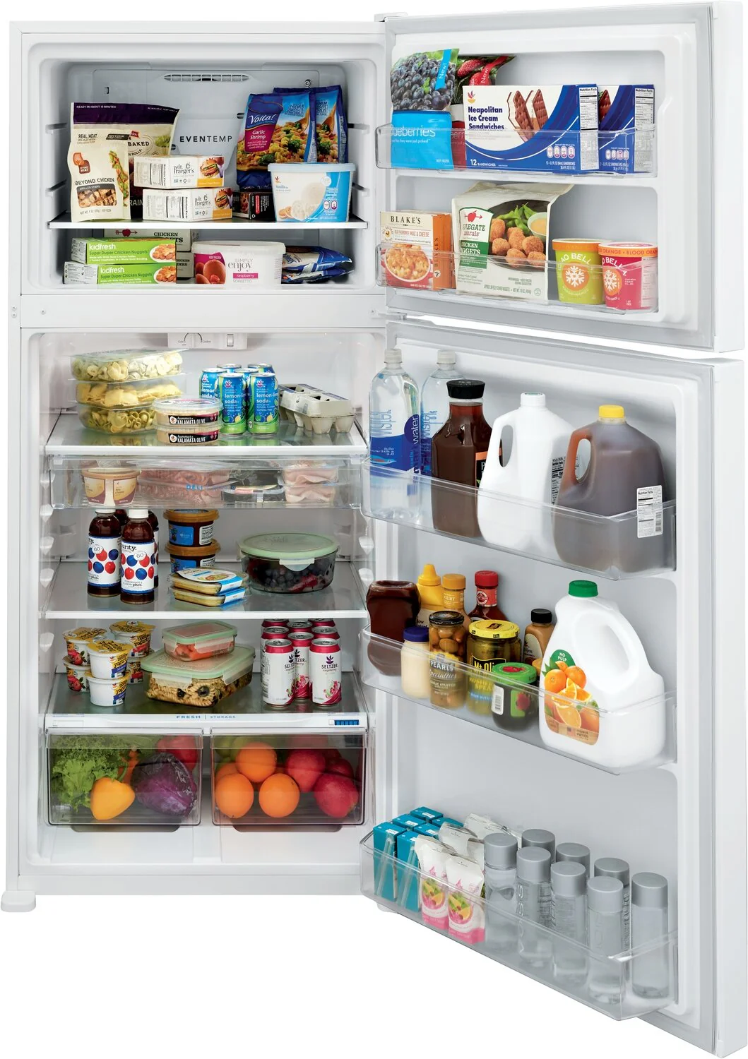 Frigidaire 20 Cu. Ft. Top-Freezer Refrigerator - FFTR2045VW - Image 3