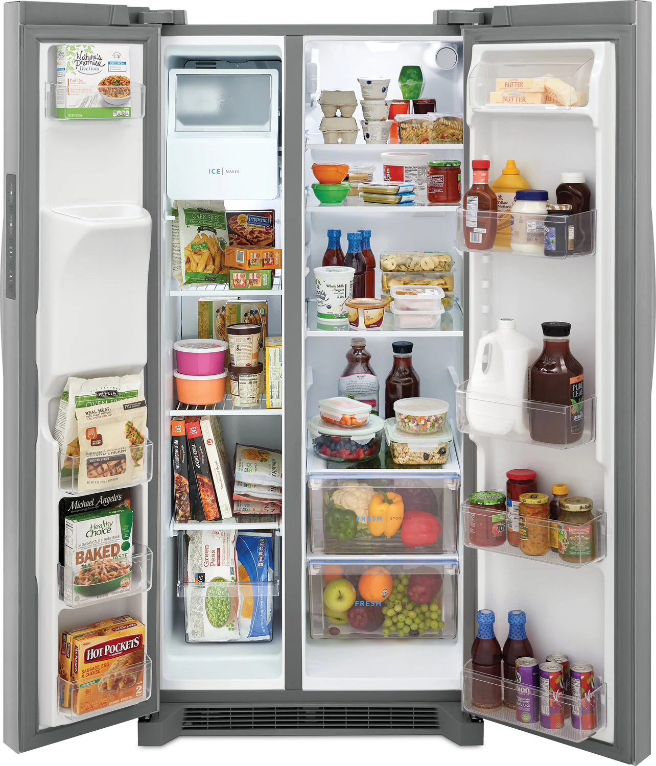 Frigidaire 22.3 Cu. Ft. Side-by-Side Refrigerator - FRSS2323AS - Image 6