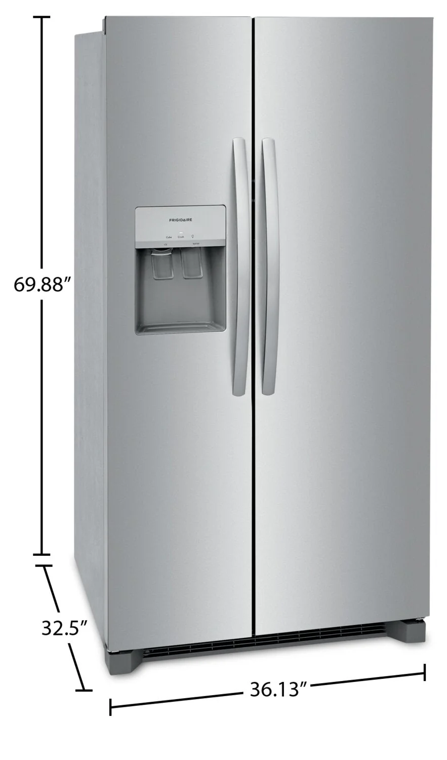 Frigidaire 25.6 Cu. Ft. Side-by-Side Refrigerator - FRSS2623AS - Image 14