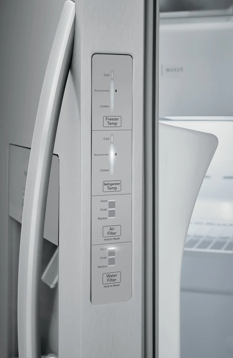 Frigidaire 25.6 Cu. Ft. Side-by-Side Refrigerator - FRSS2623AS - Image 6