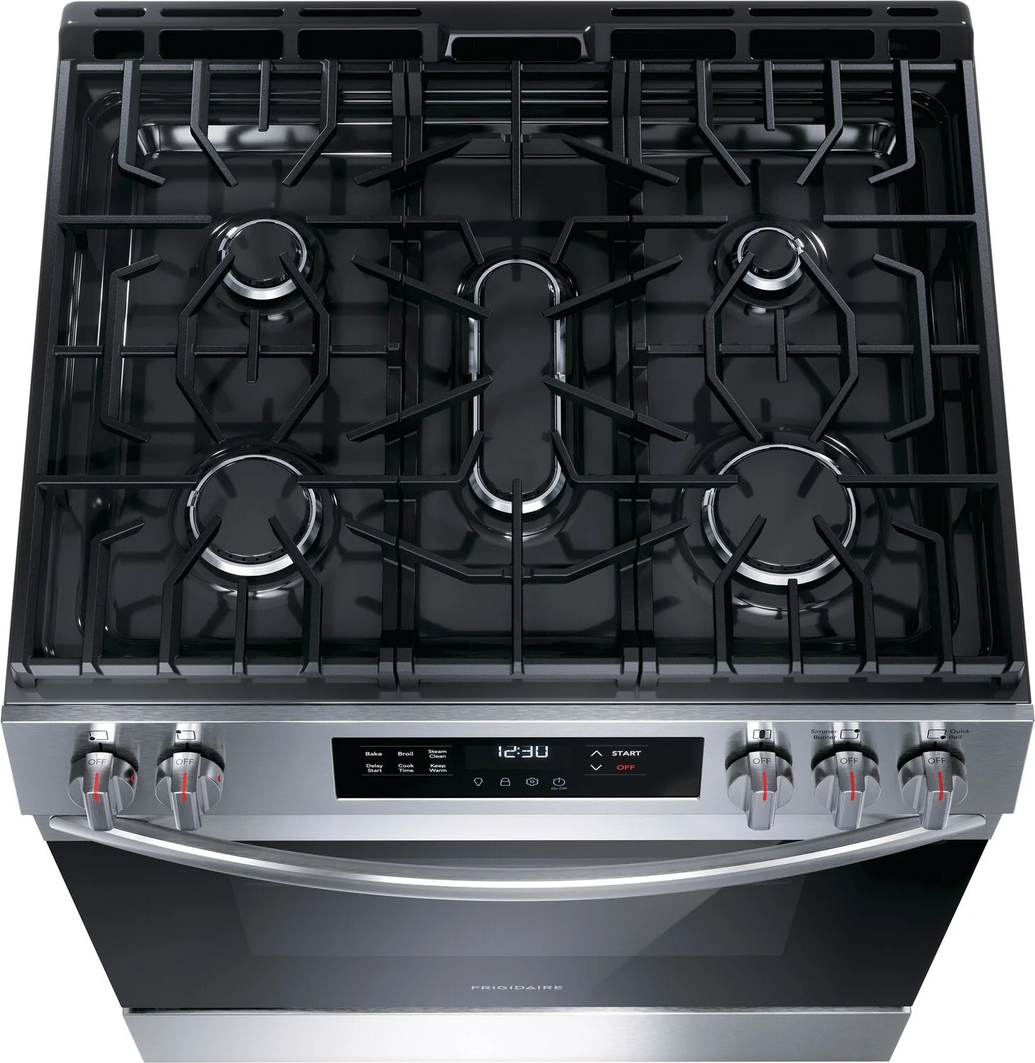 Frigidaire 5.1 Cu. Ft. Front-Control Gas Range with Quick Boil - FCFG3062AS - Image 4