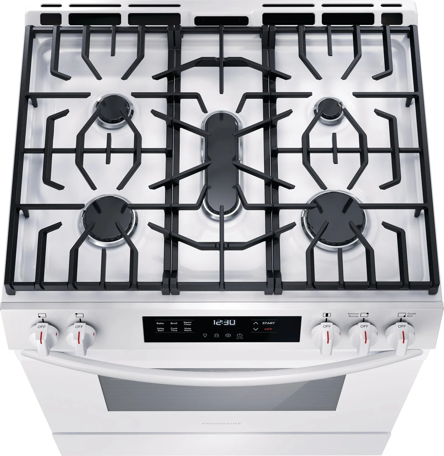 Frigidaire 5.1 Cu. Ft. Front-Control Gas Range with Quick Boil - FCFG3062AW - Image 4