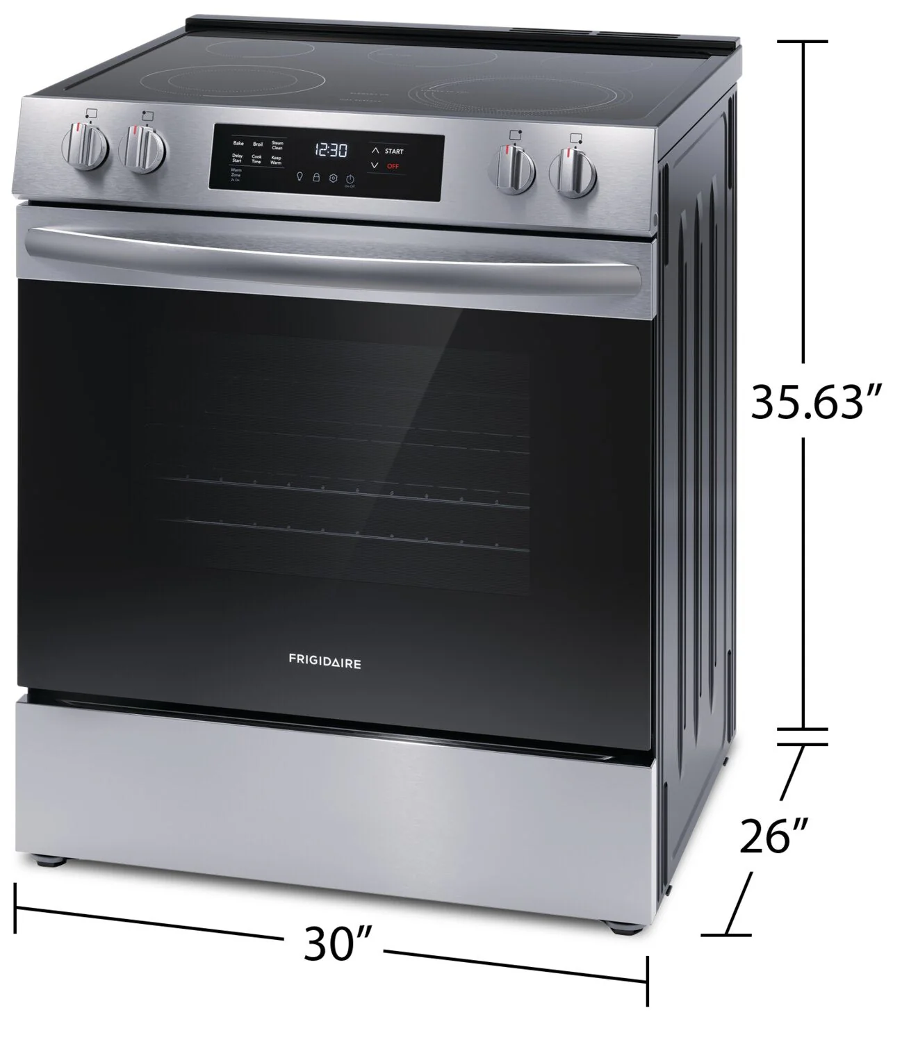 Frigidaire 5.3 Cu. Ft. Front-Control Electric Range - FCFE306CAS - Image 6