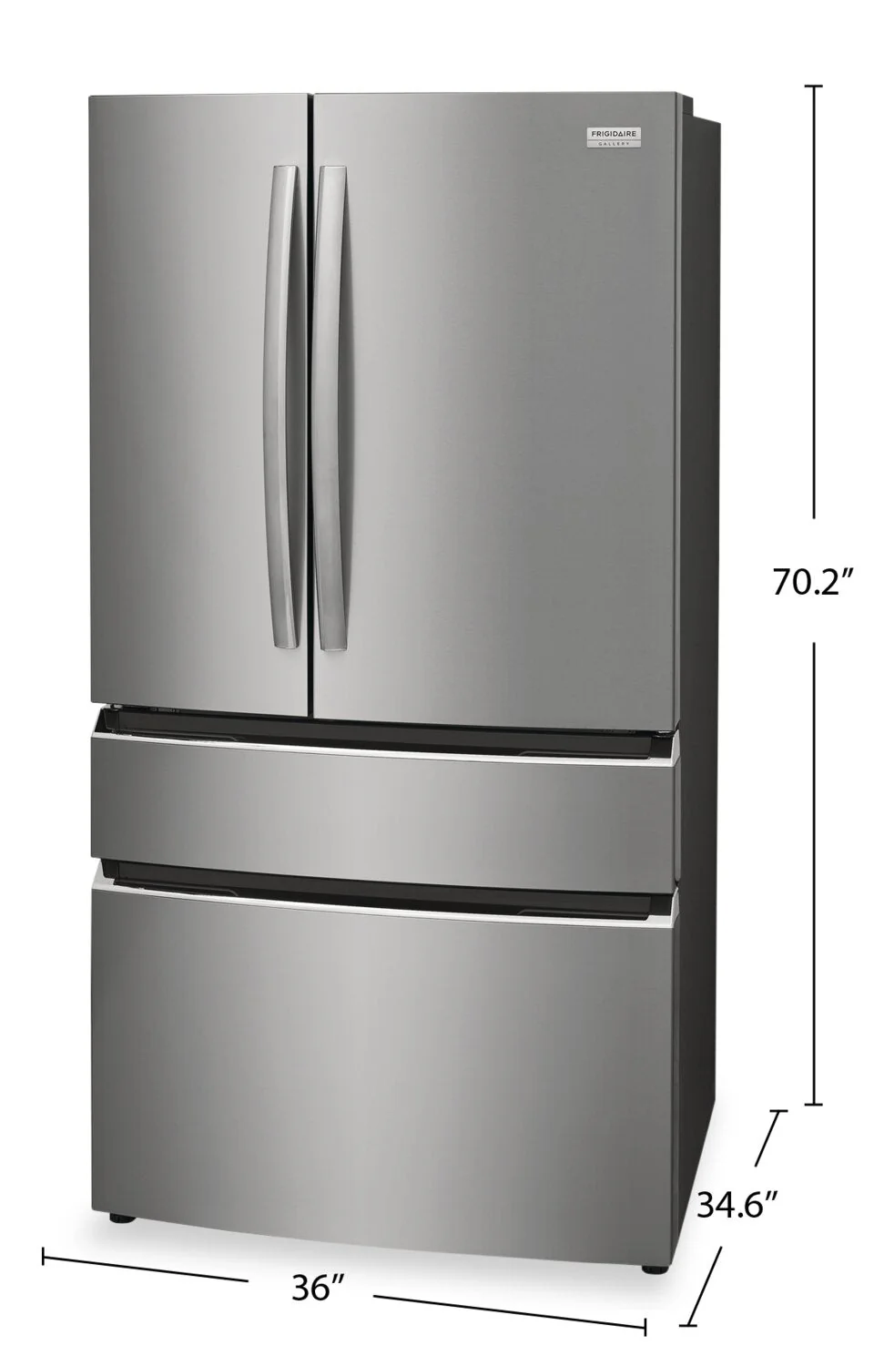 Frigidaire Gallery 27.2 Cu. Ft. 4-Door French-Door Refrigerator - GRMN2872AF - Image 8