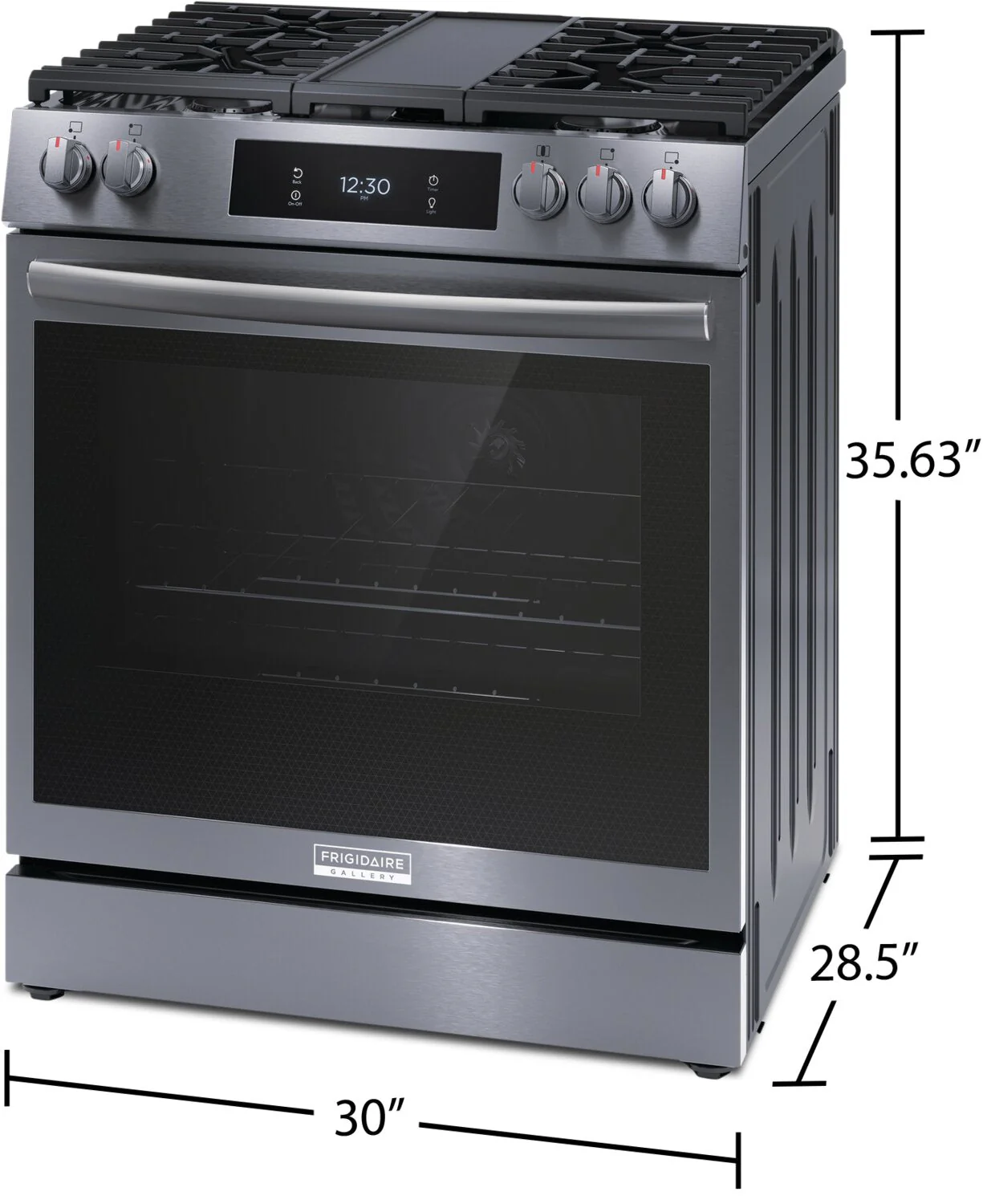 Frigidaire Gallery 6 Cu. Ft. Front-Control Gas Range with Total Convection - GCFG3060BD - Image 6