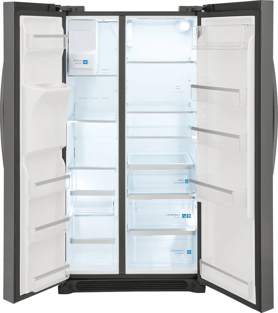 Frigidaire Gallery Black Stainless Steel 36" Counter Depth Side by Side Refrigerator (22.2 Cu. Ft.) - GRSC2352AD - Image 5