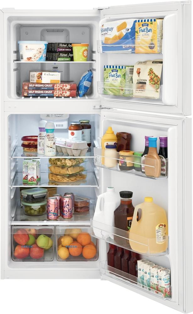 Frigidaire White Top Mount Refrigerator (11.6 Cu. Ft.) - FFET1222UW - Image 4
