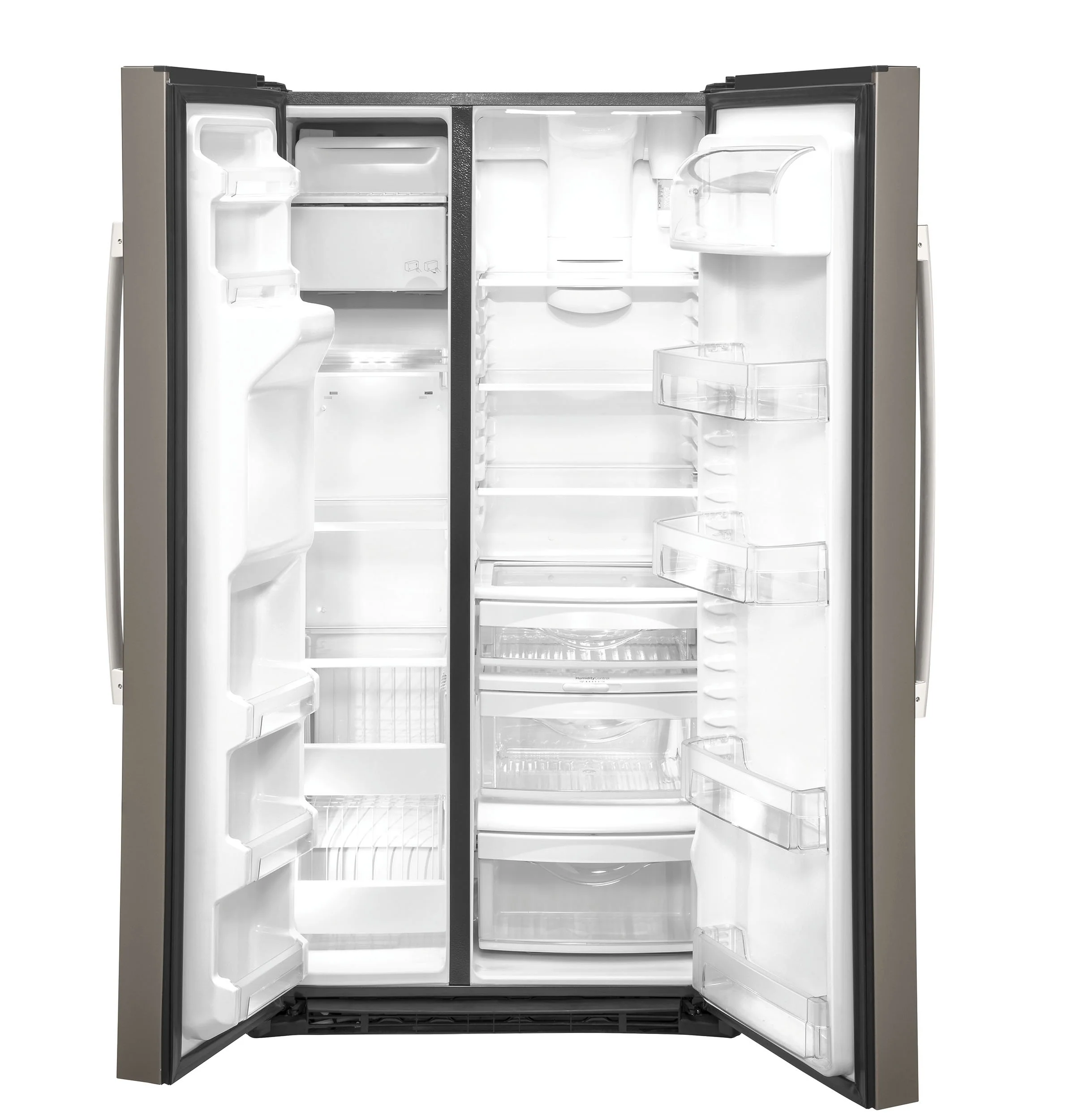 GE 21.8 Cu. Ft. Counter-Depth Side-by-Side Refrigerator - GZS22IMNES - Image 2